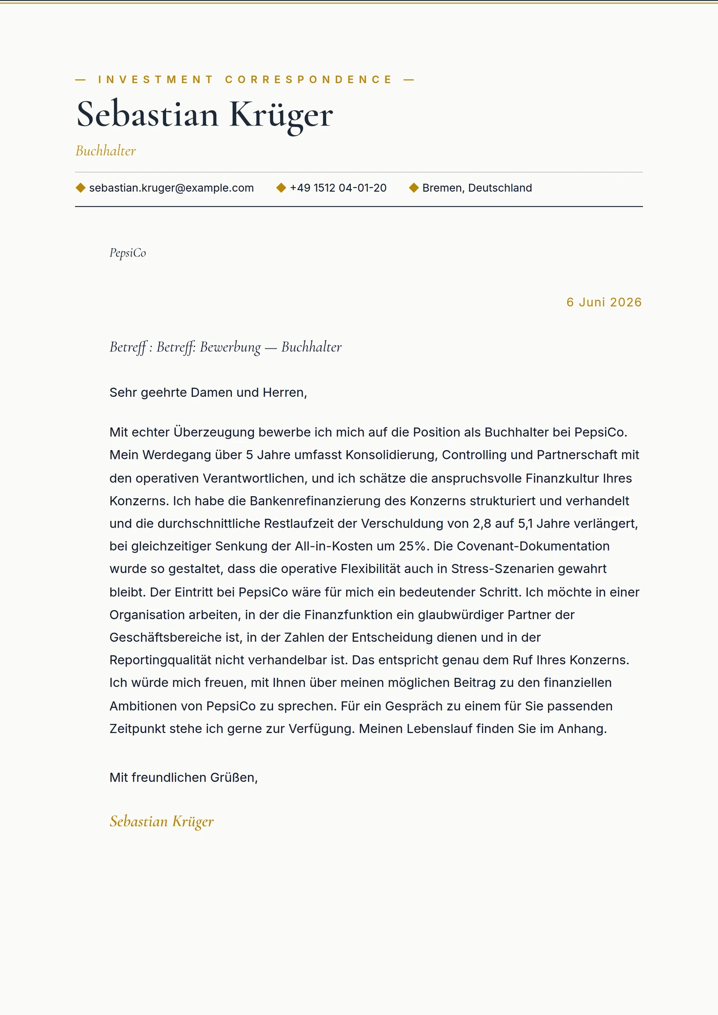 Private Equity — Mittleres Level