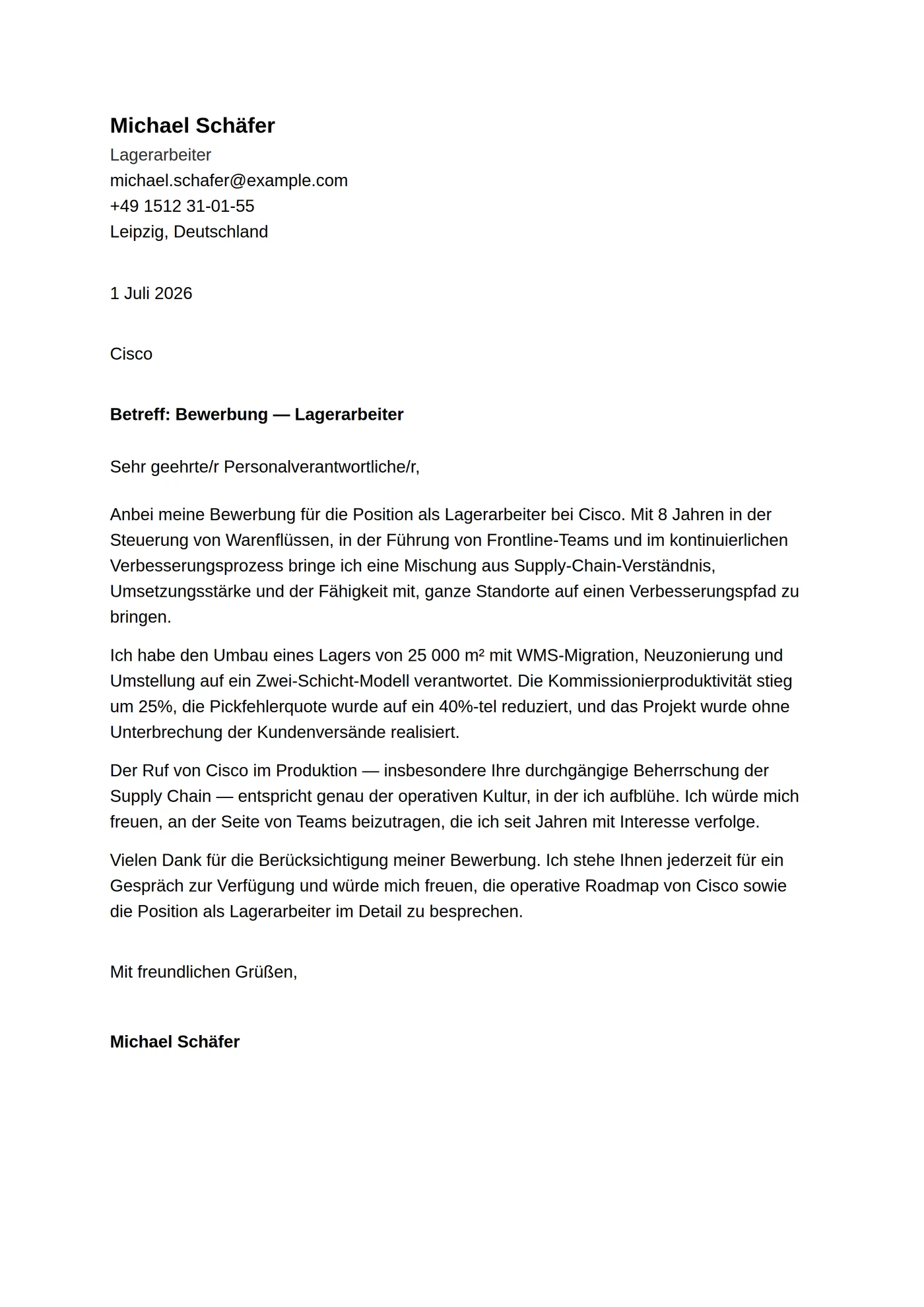ATS schlicht — Junior