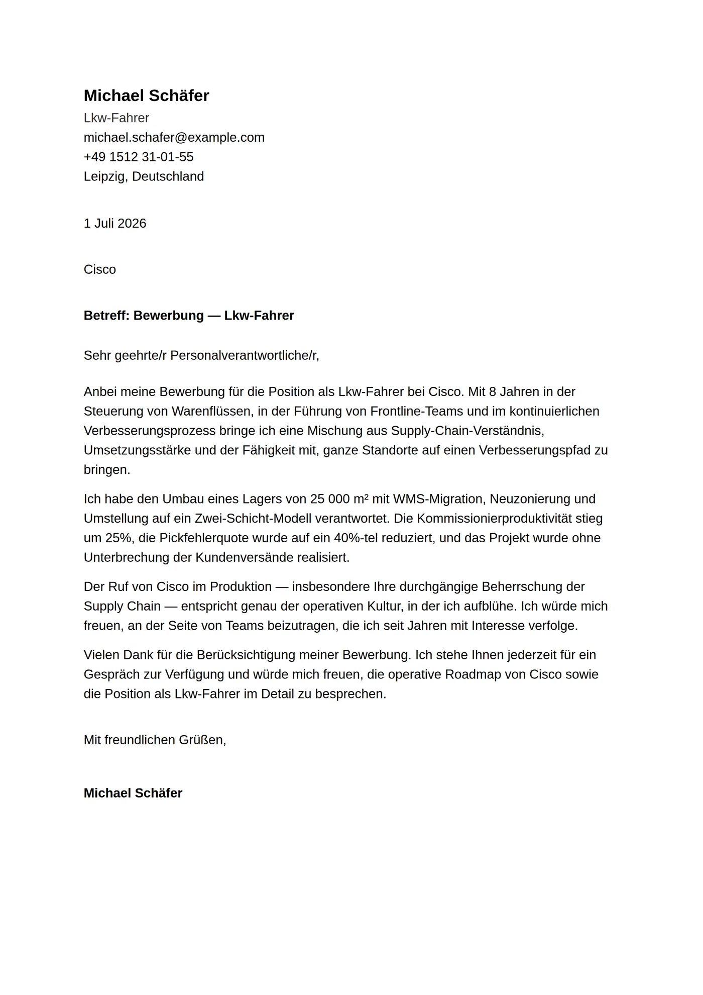 ATS schlicht — Junior