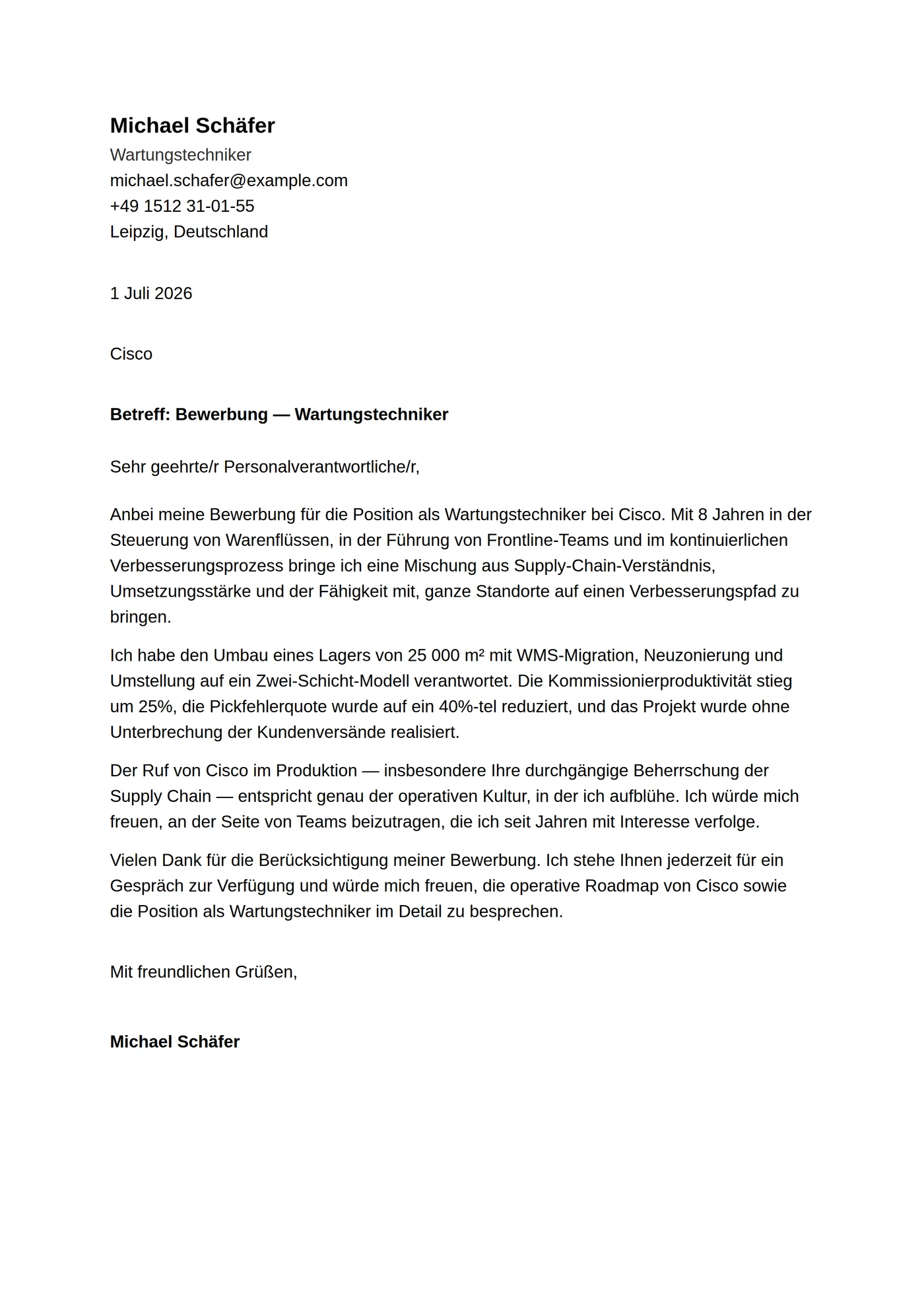 ATS schlicht — Junior