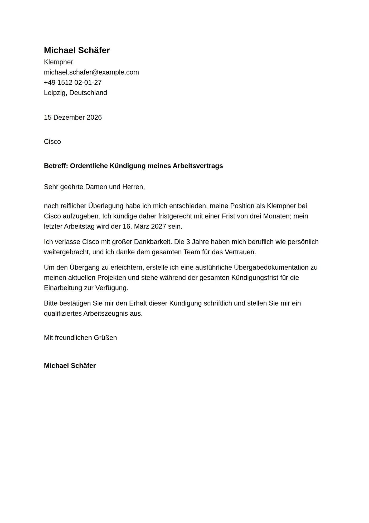ATS schlicht — Junior
