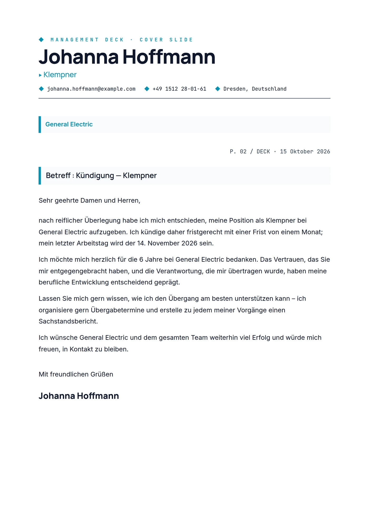 Management — Senior