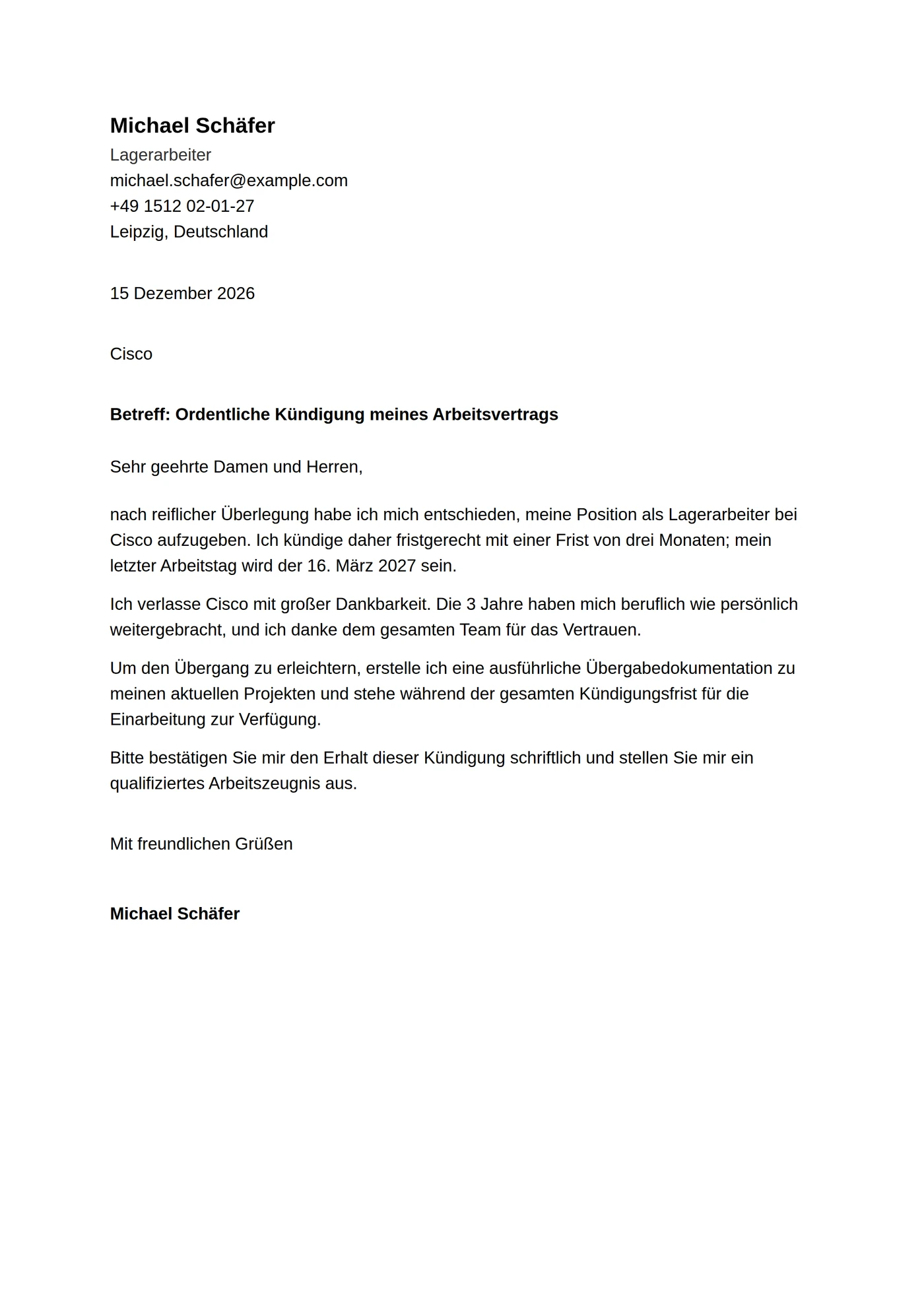ATS schlicht — Junior