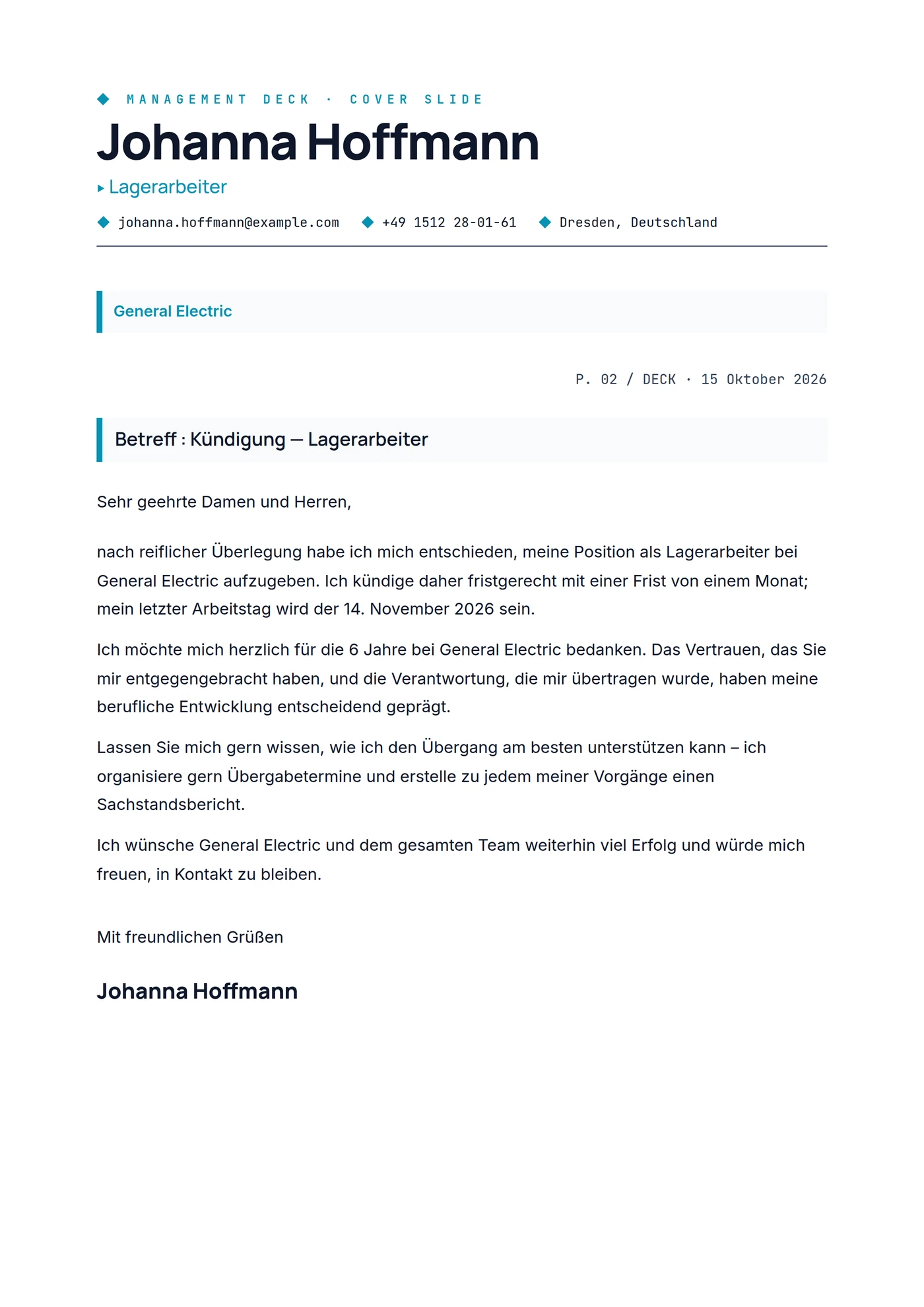 Management — Senior