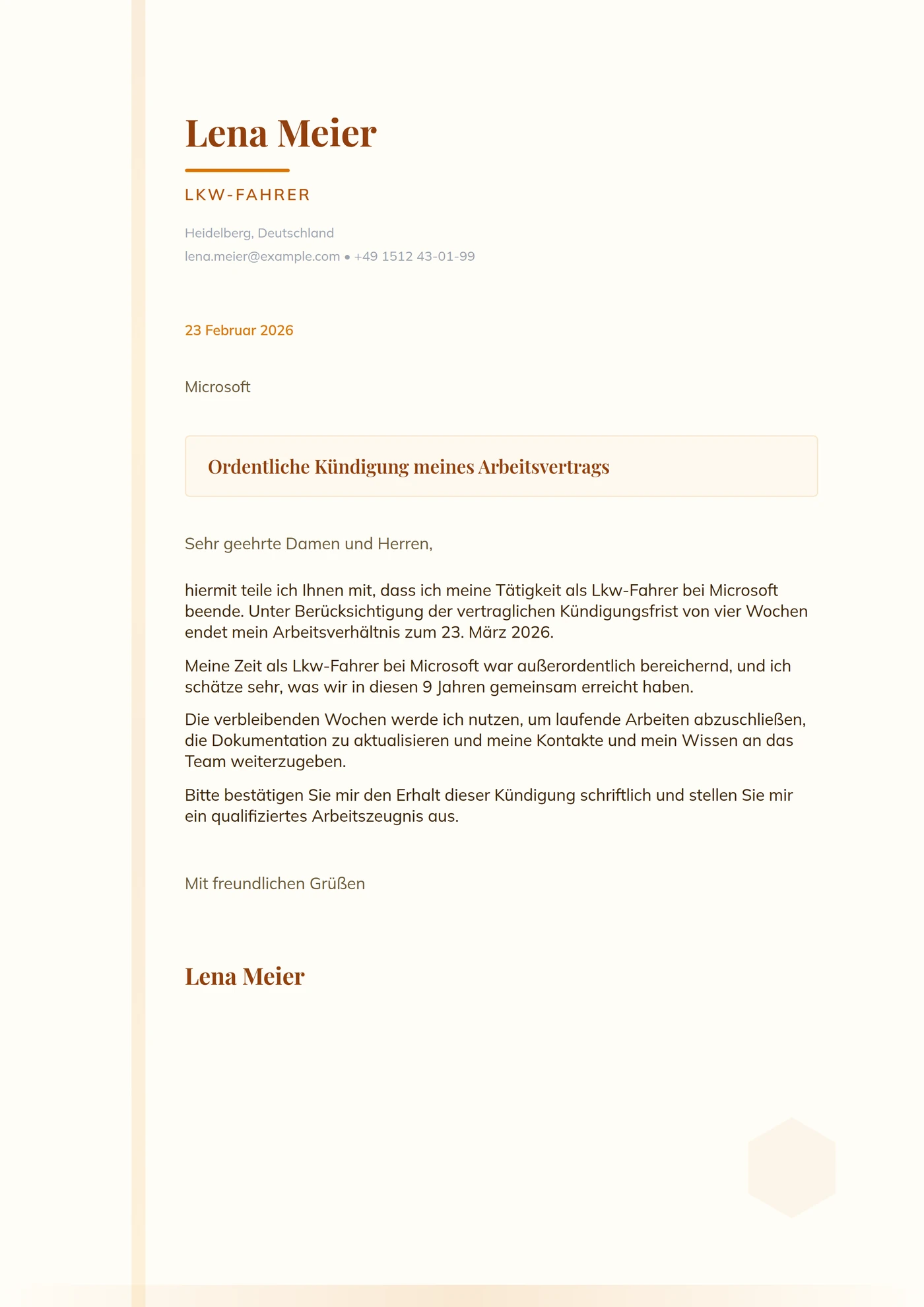 Honig-Bernstein — Mittleres Level