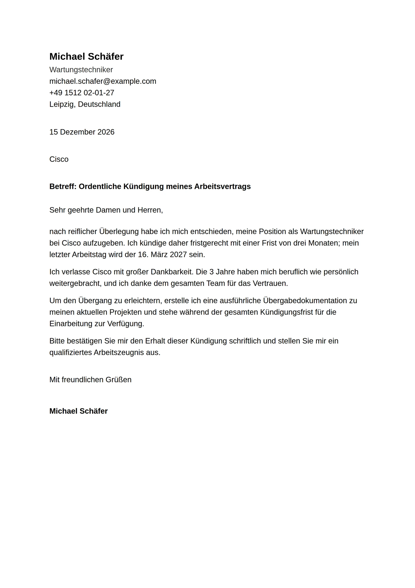 ATS schlicht — Junior