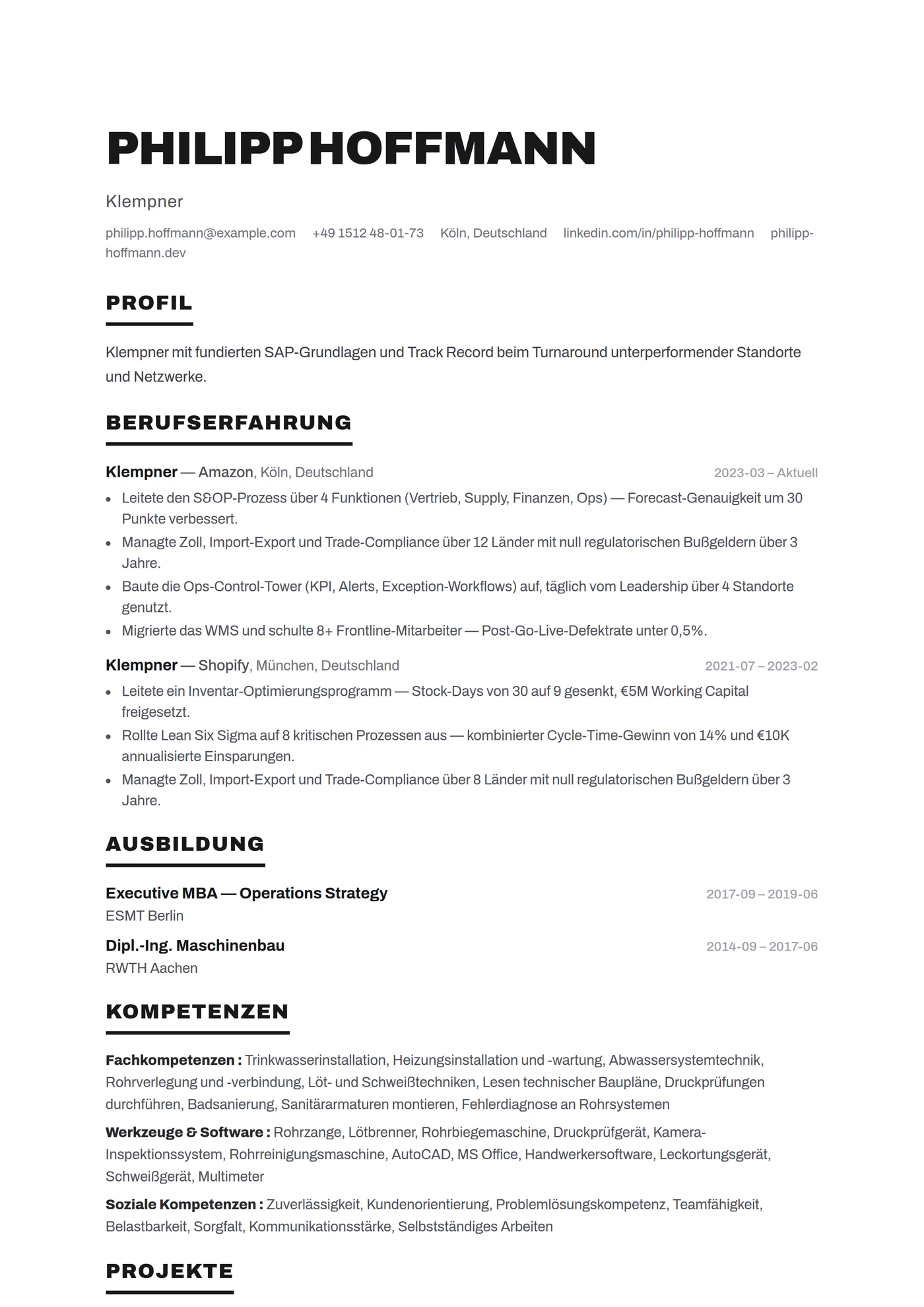 ATS Starke Titel — Mittleres Level