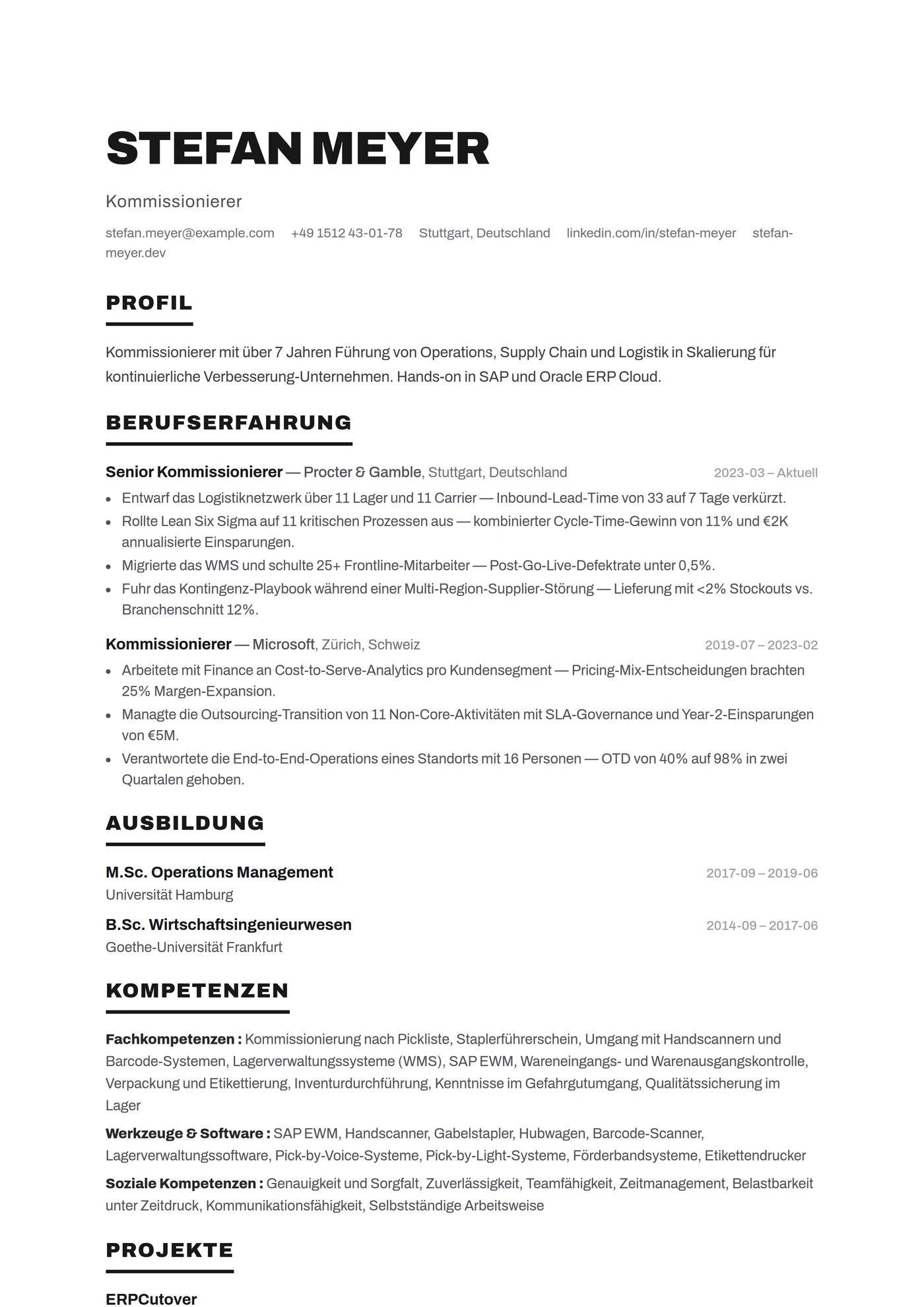 ATS Starke Titel — Senior