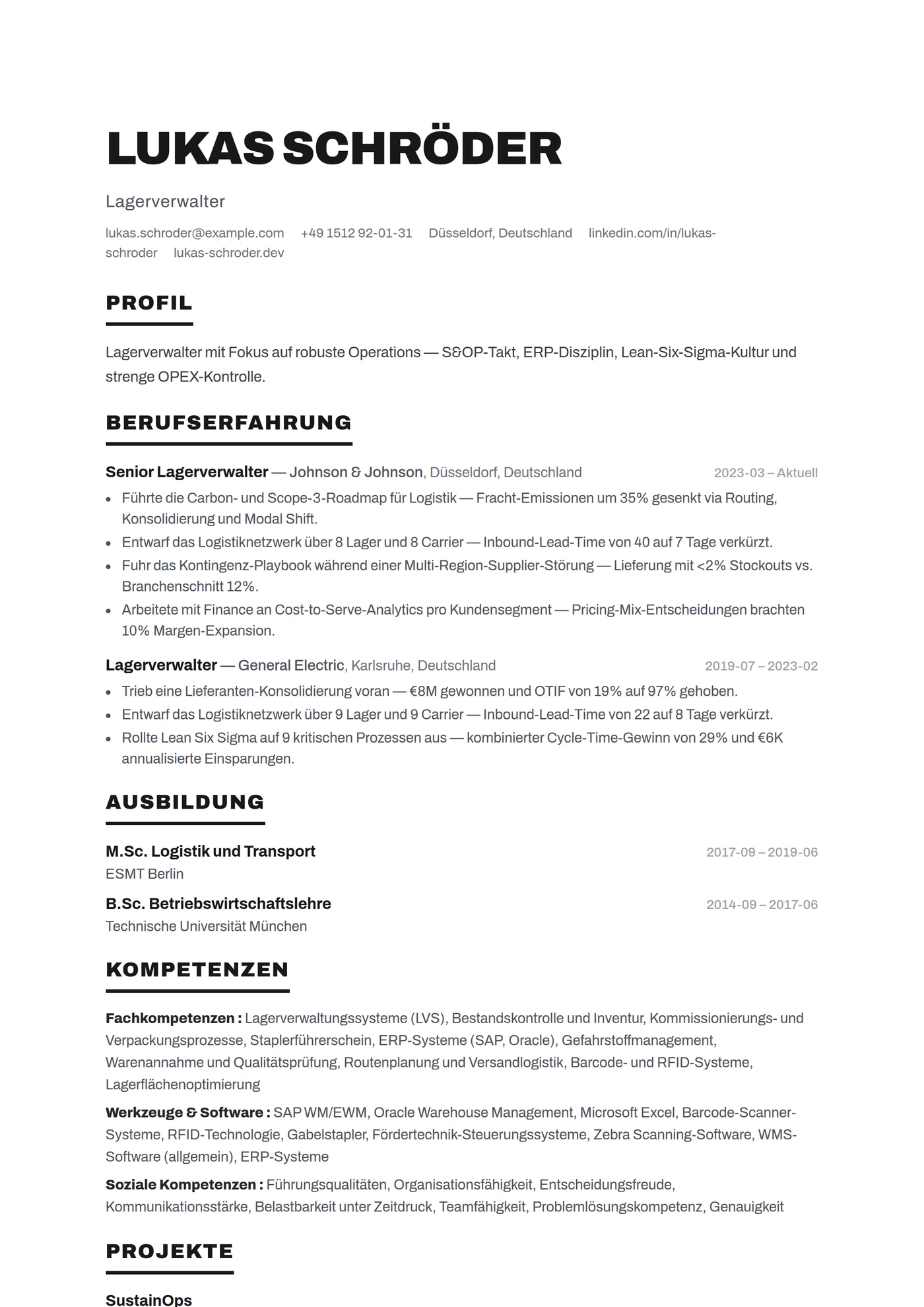 ATS Starke Titel — Senior