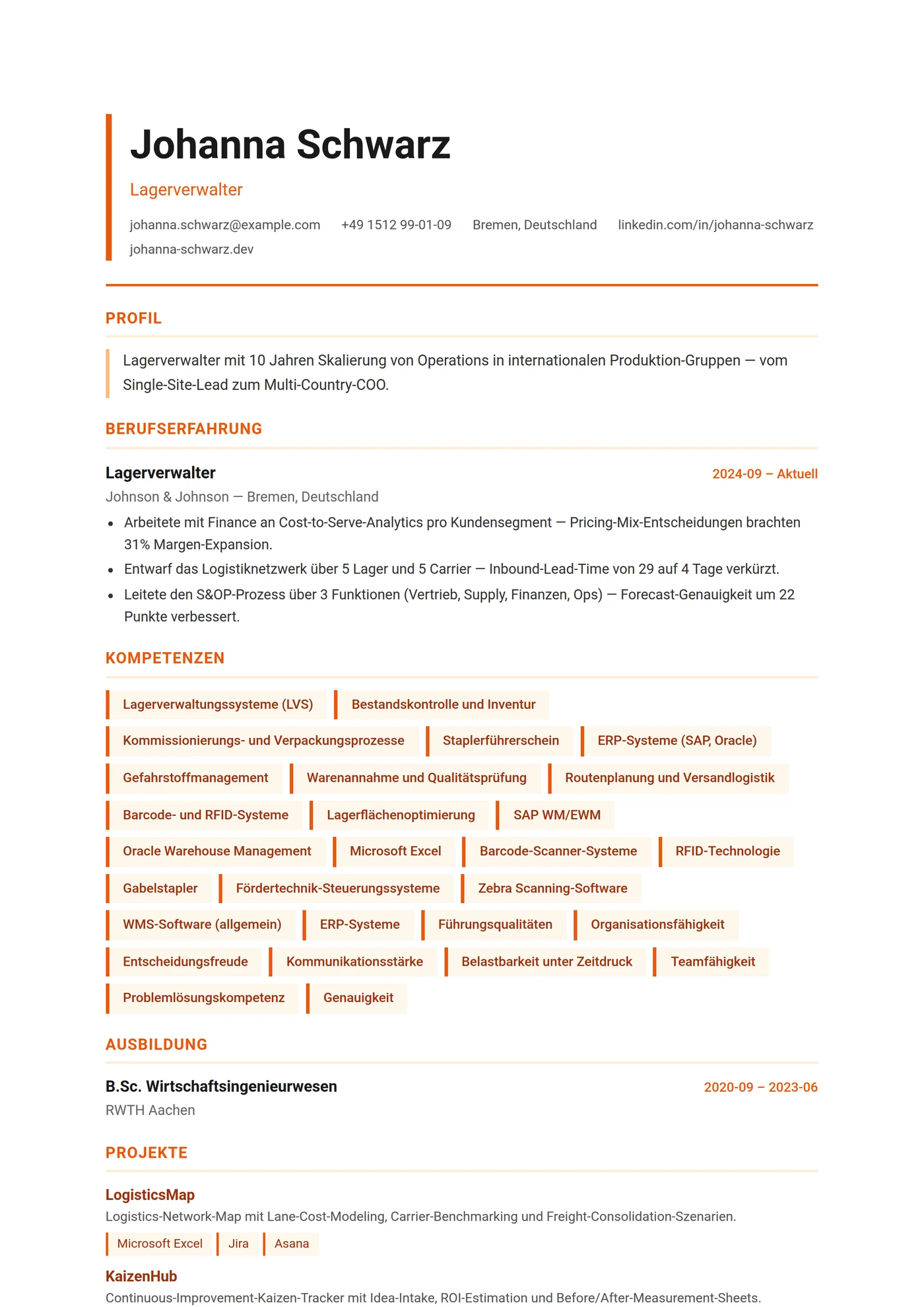 ATS Logistik — Junior