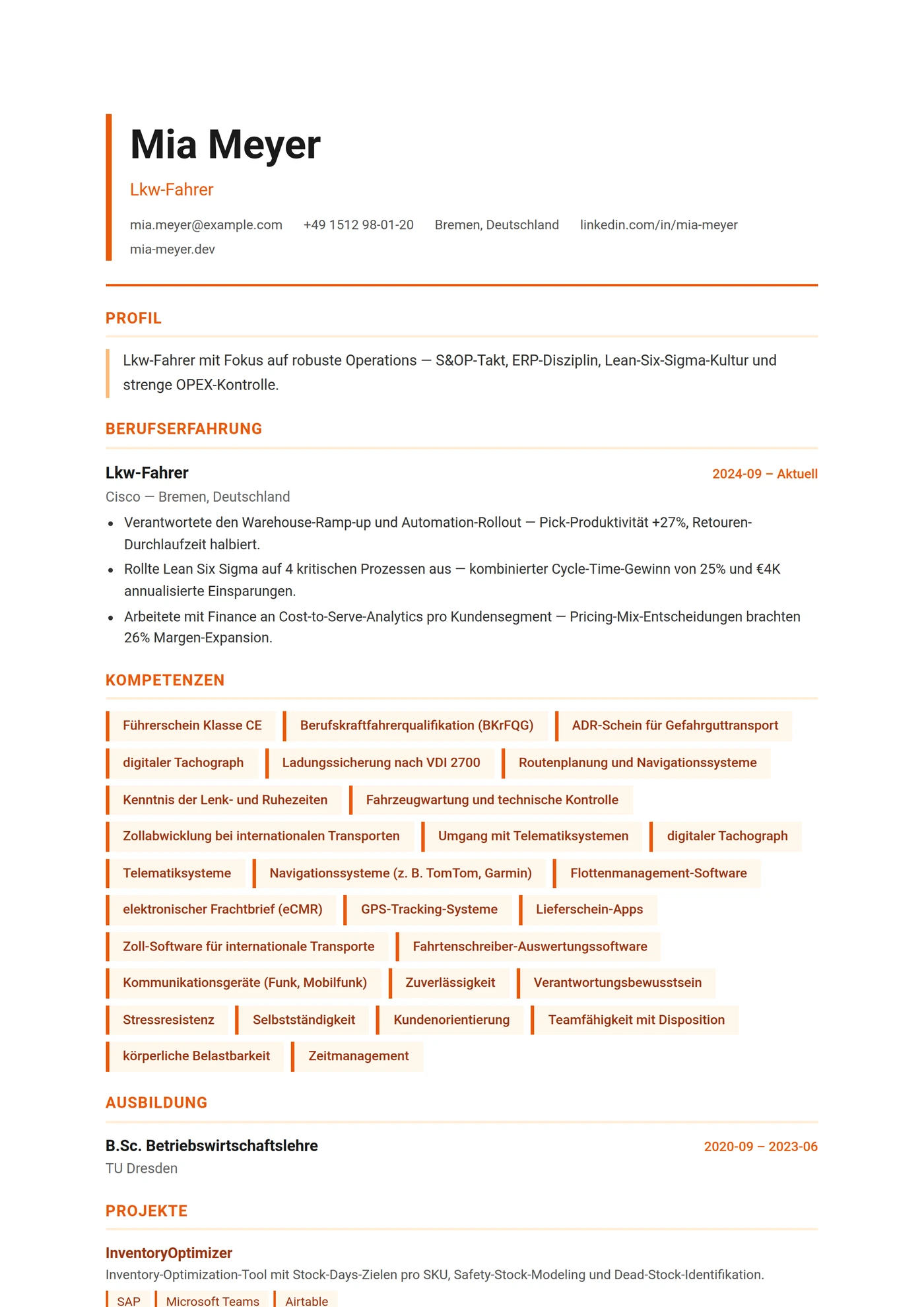 ATS Logistik — Junior