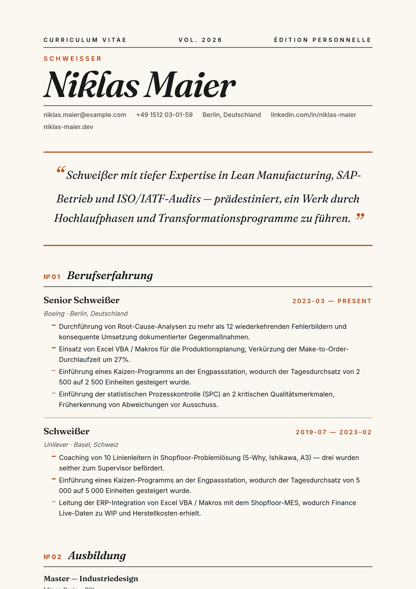 ATS Magazin — Senior