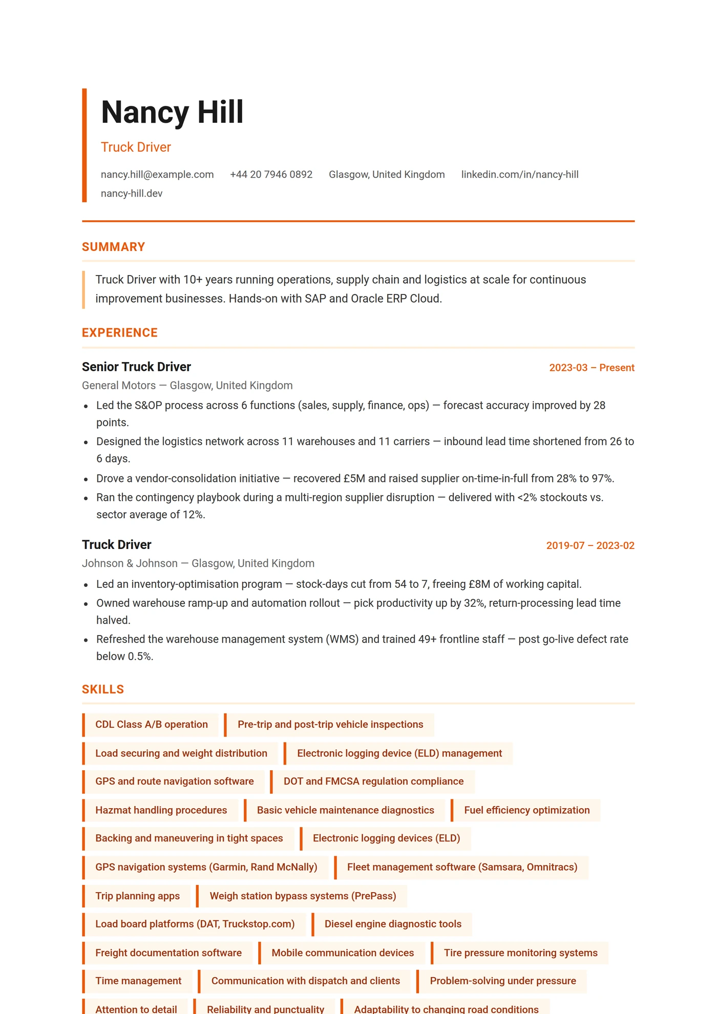 ATS Logistics — Senior
