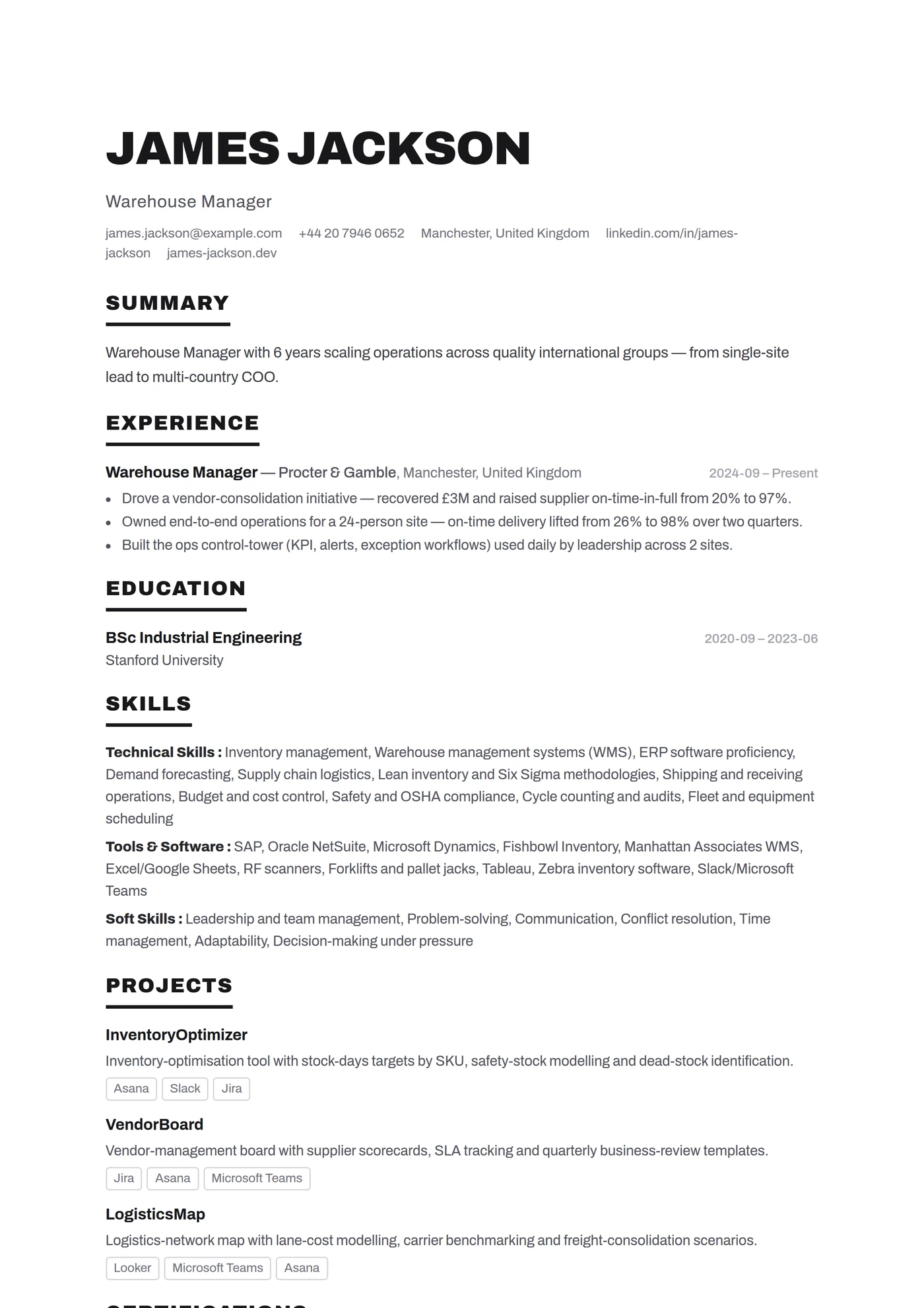 ATS Bold Headers — Junior