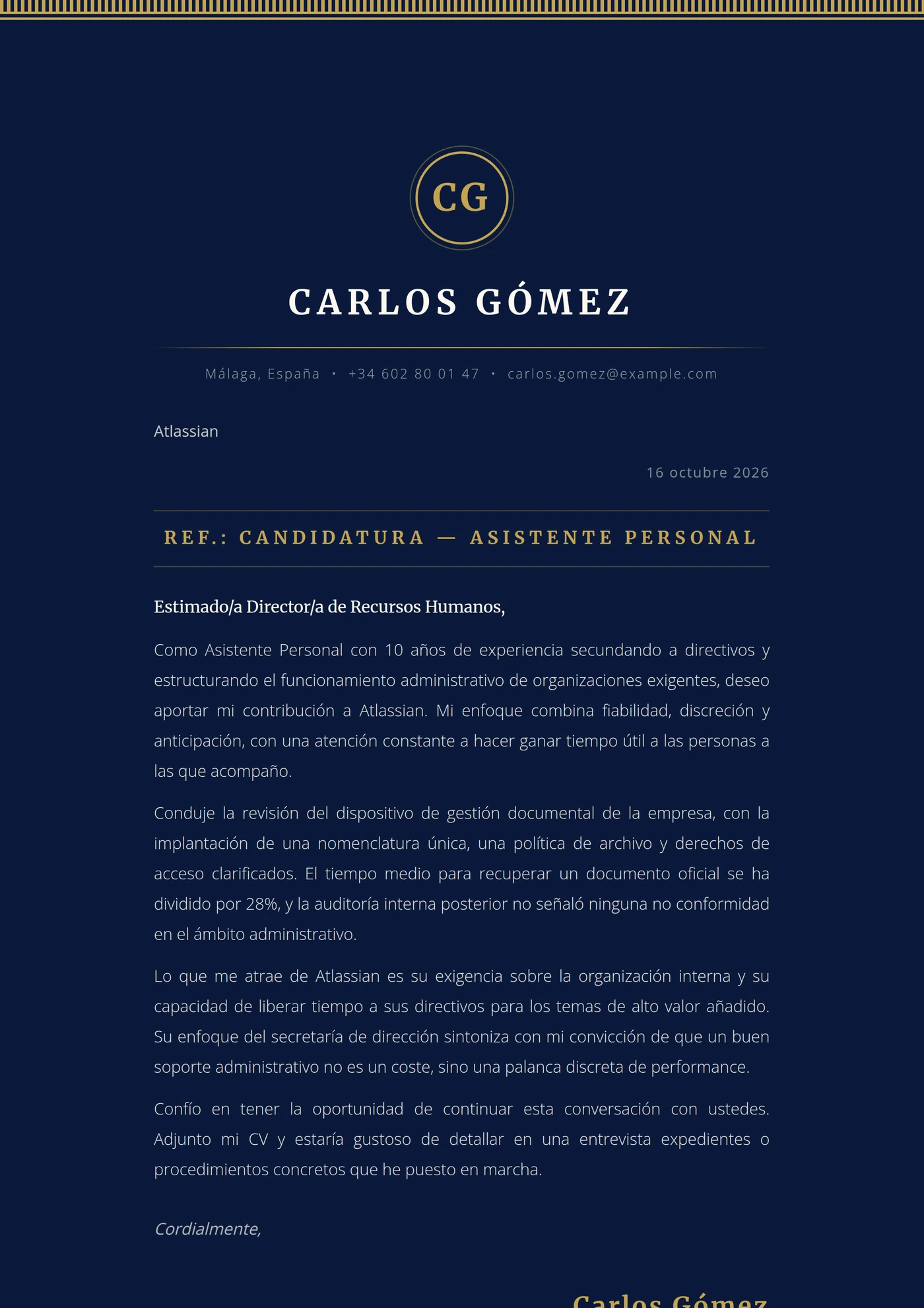 Azul real — Intermedio