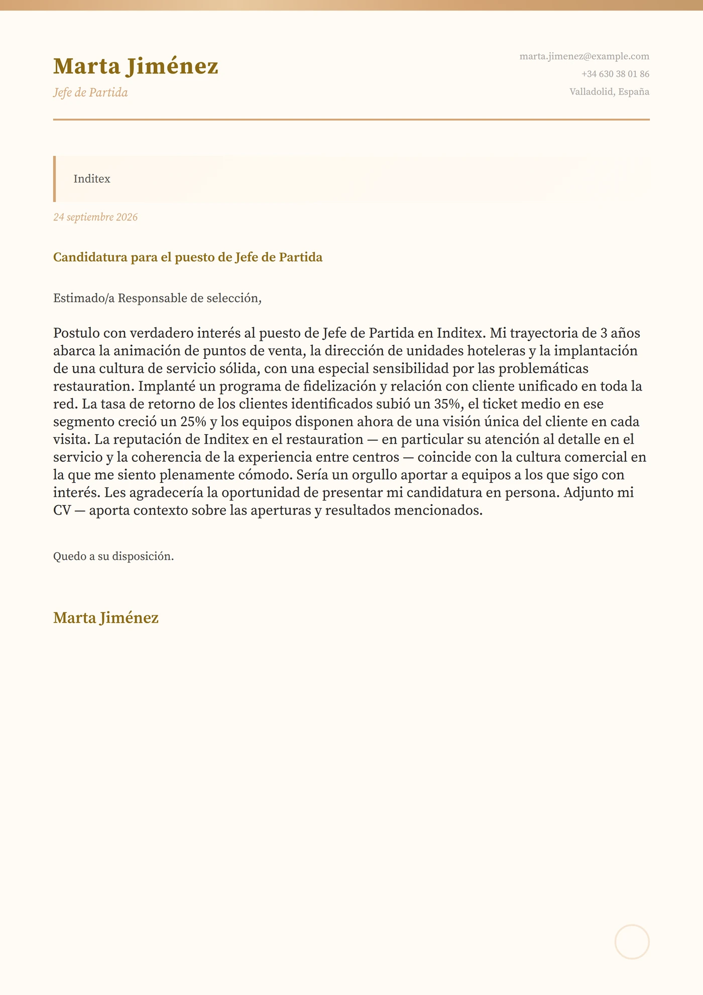 Arenisca cálida — Intermedio