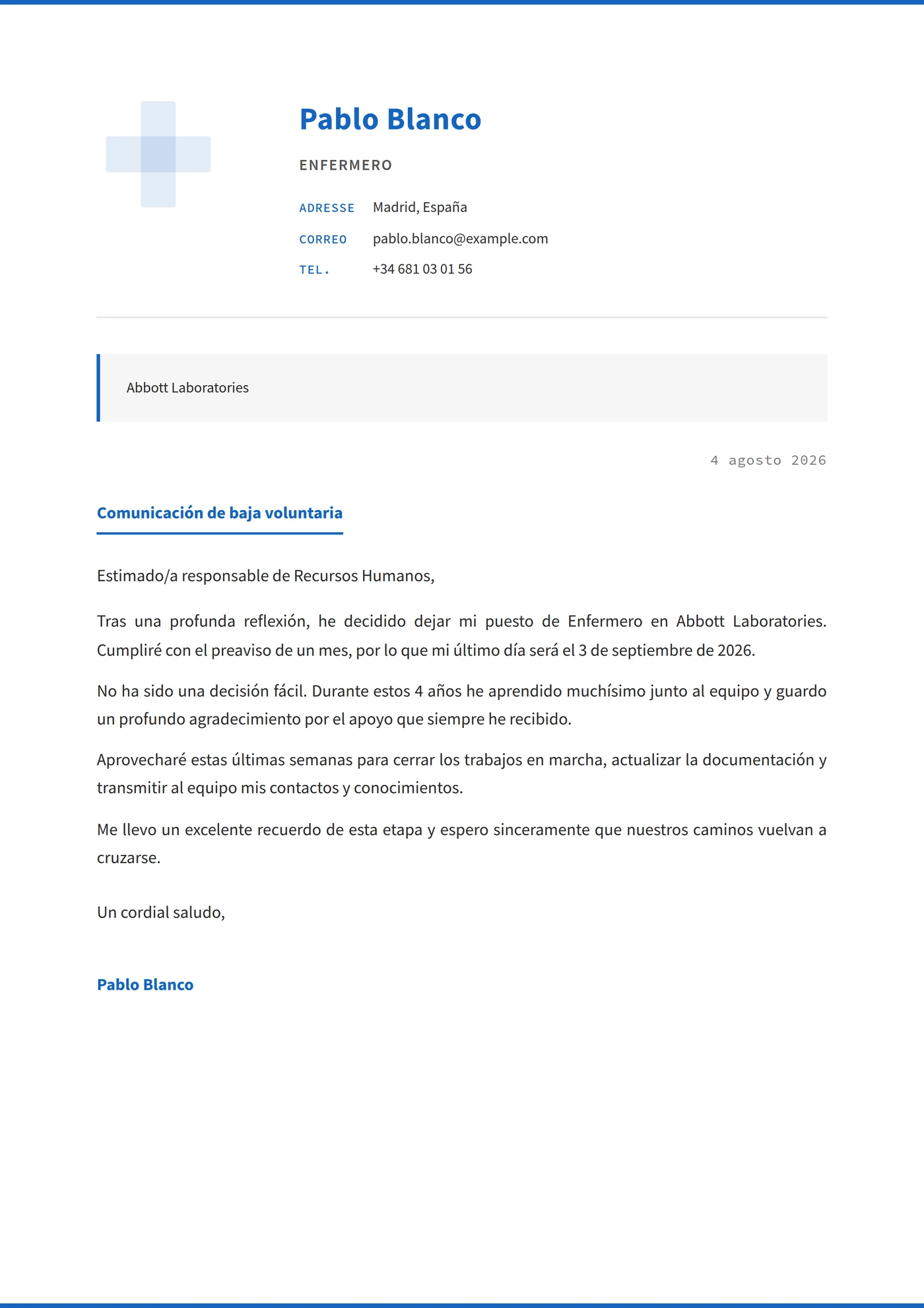 Precisión médica — Junior