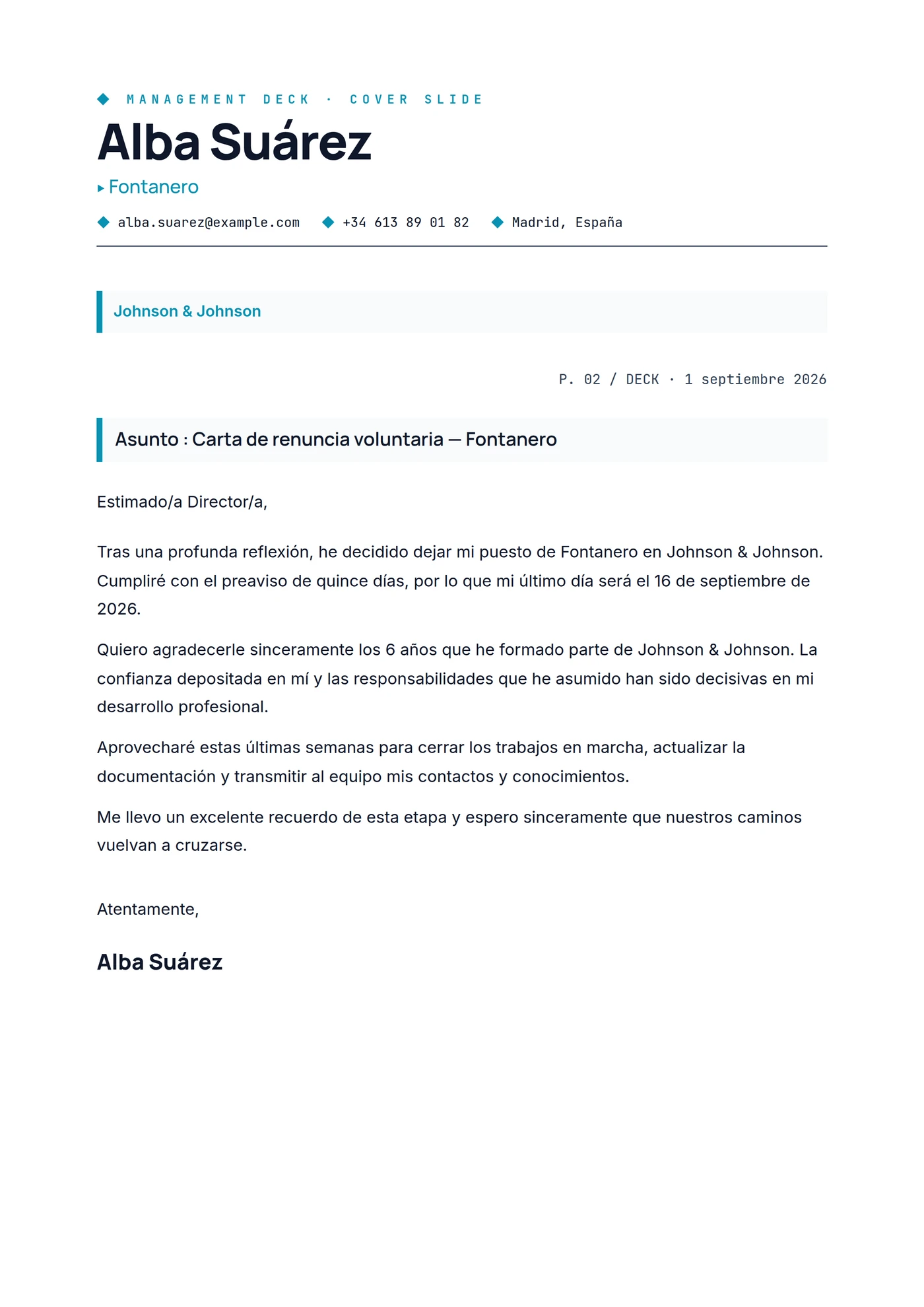 Management — Intermedio