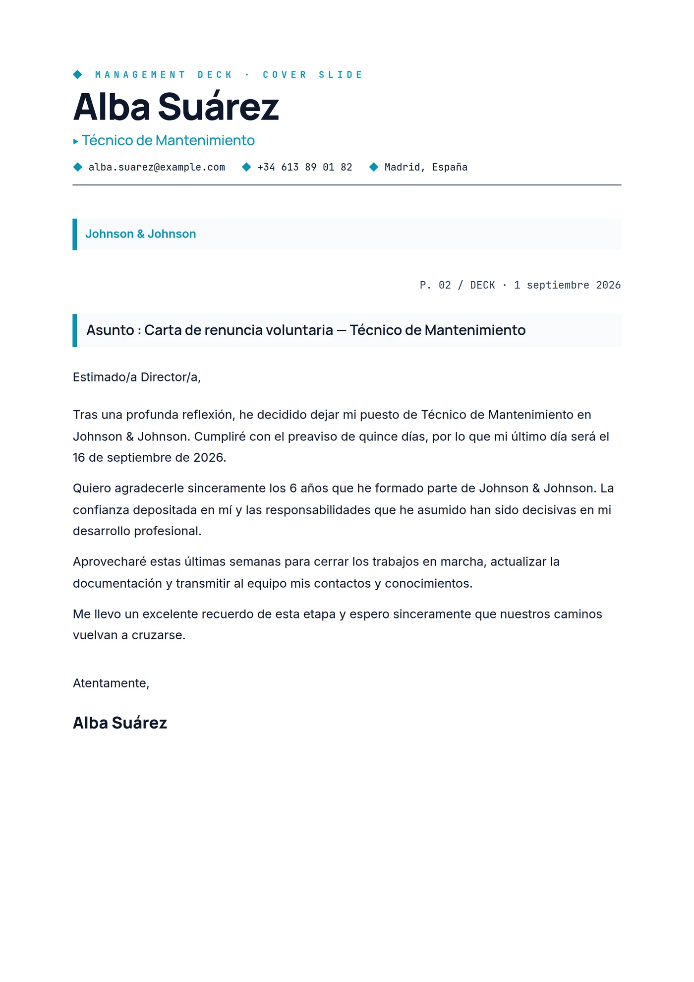 Management — Intermedio