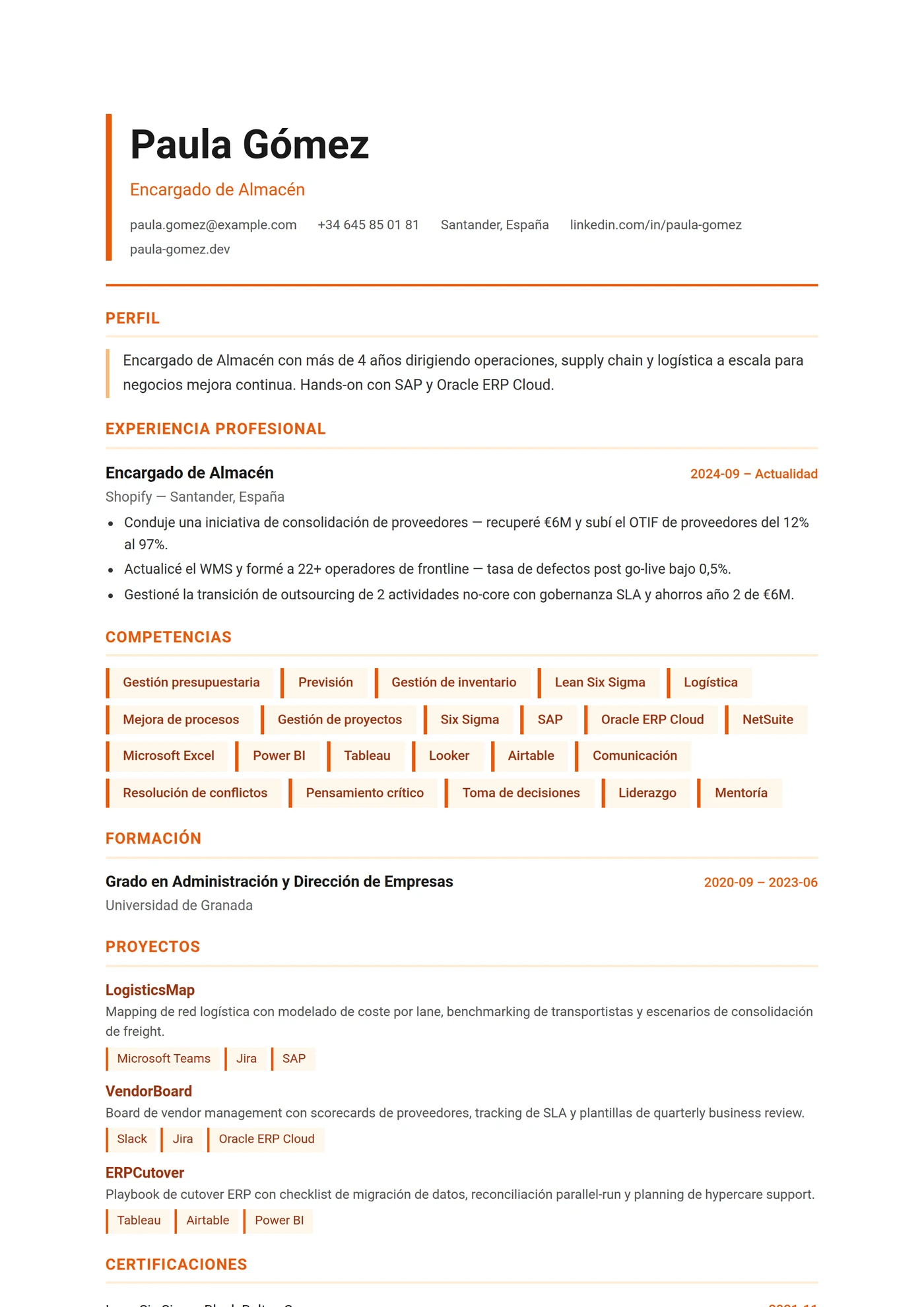 ATS Logística — Junior