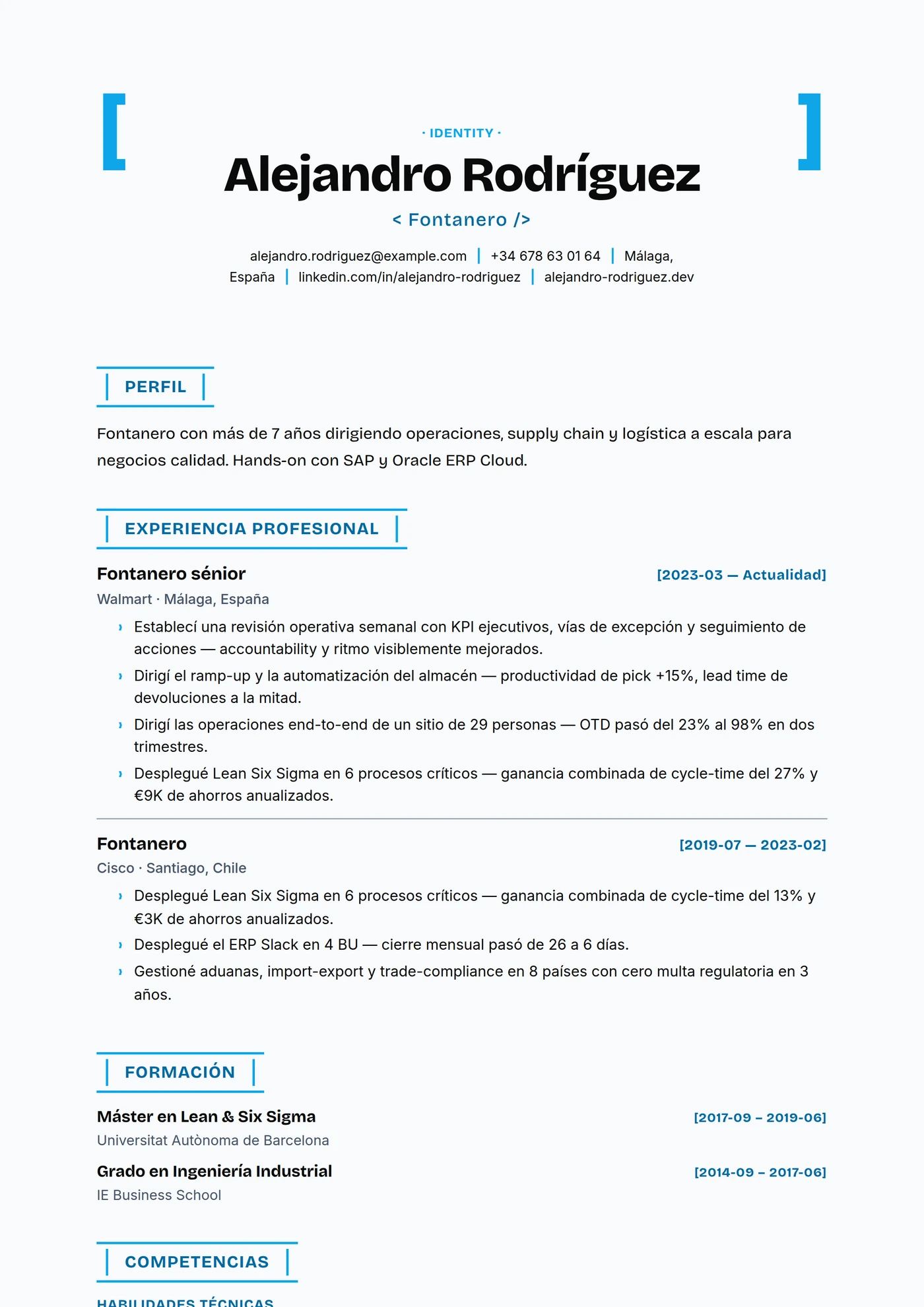 ATS Corchetes — Senior
