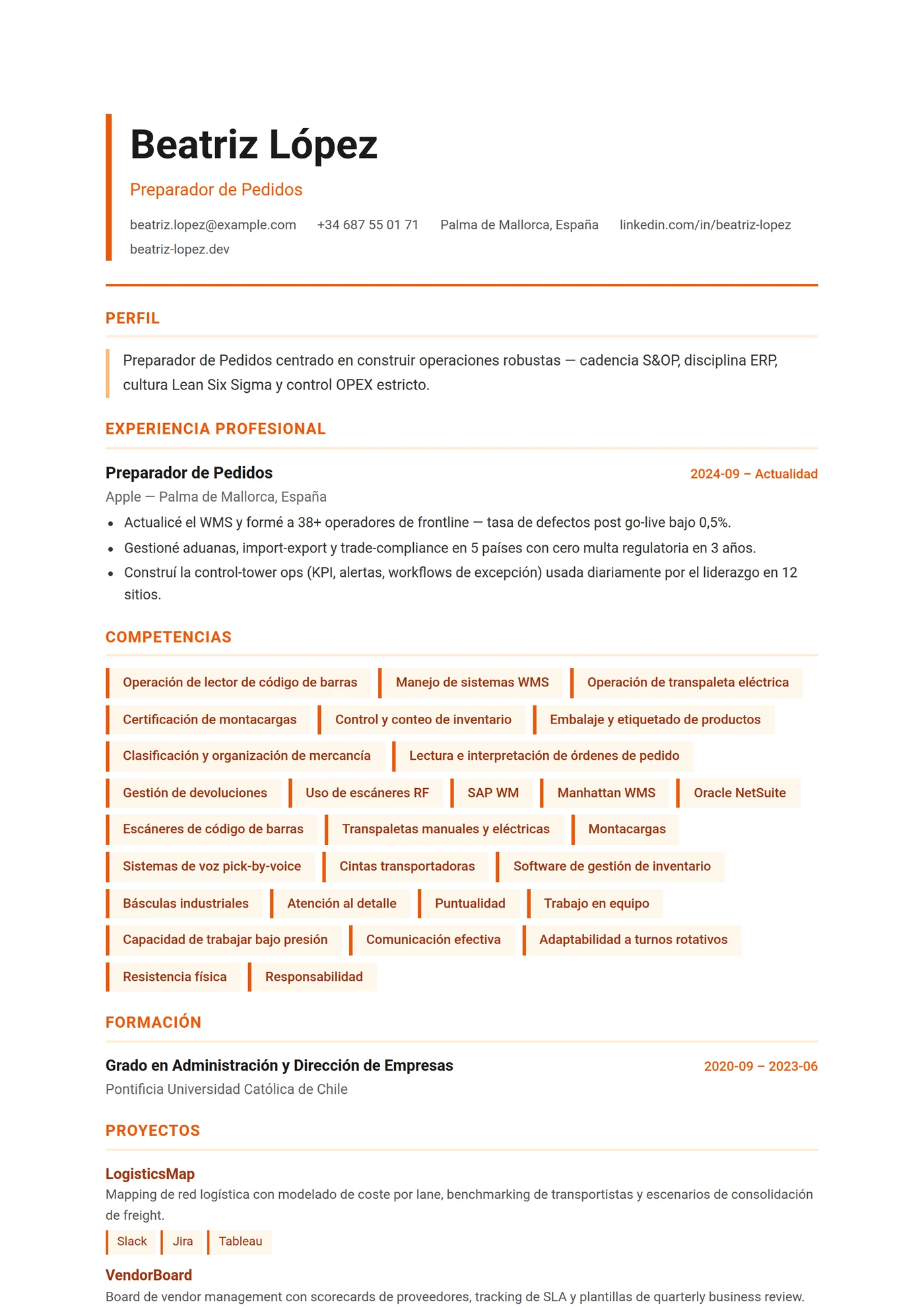 ATS Logística — Junior