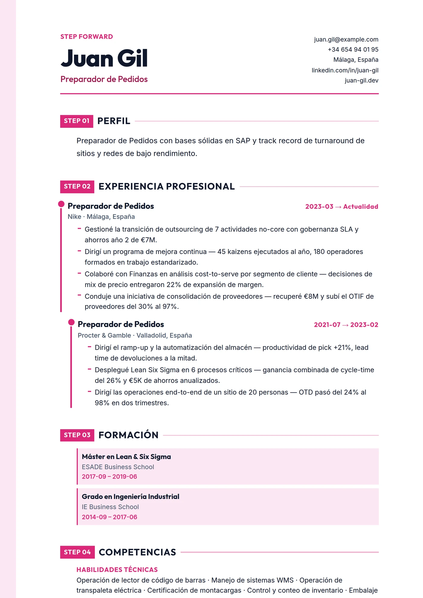 ATS Escalera — Intermedio