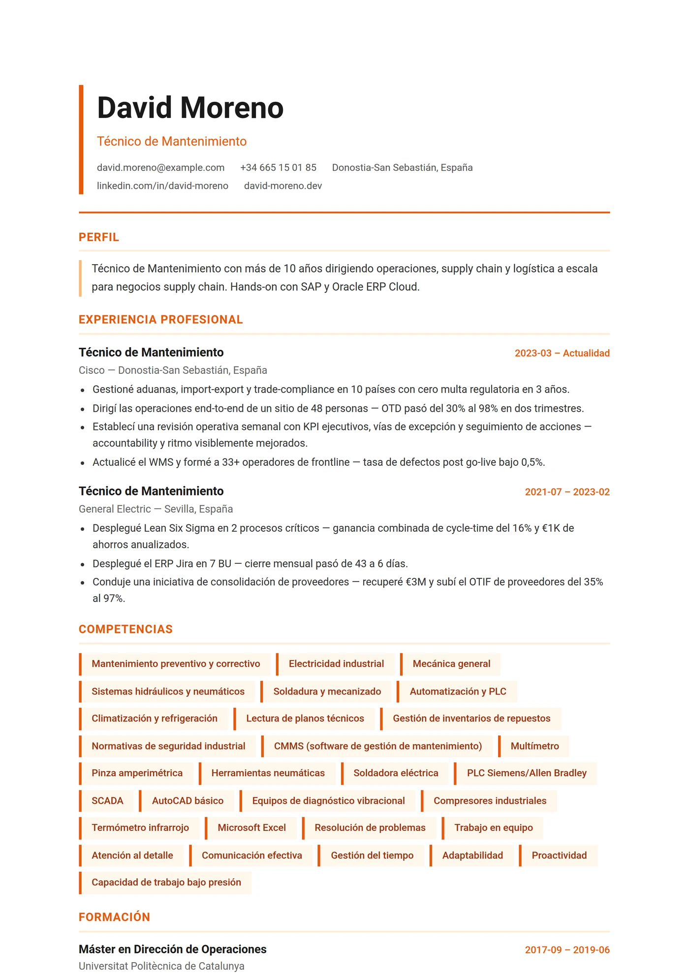 ATS Logística — Intermedio