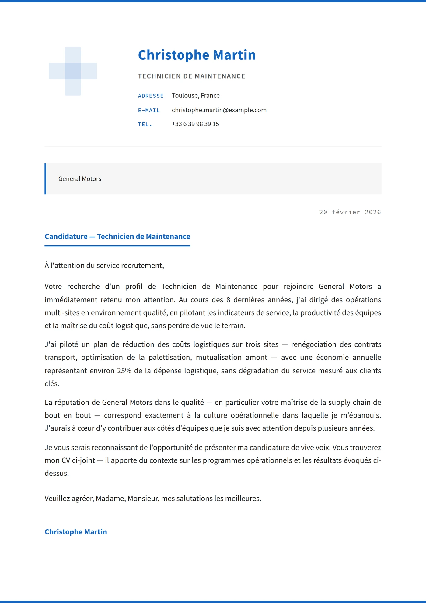 Précision médicale — Senior