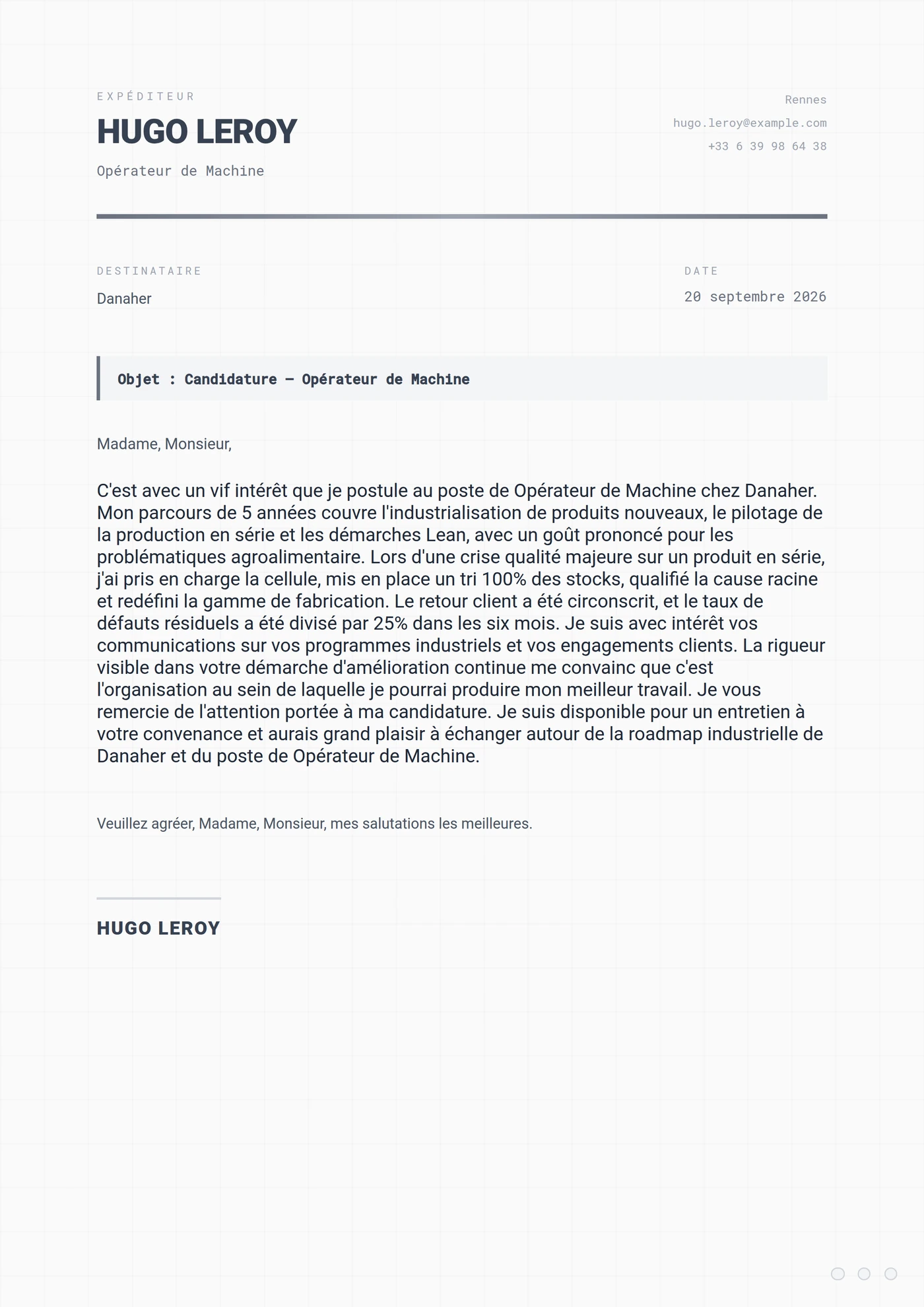 Acier Industriel — Junior