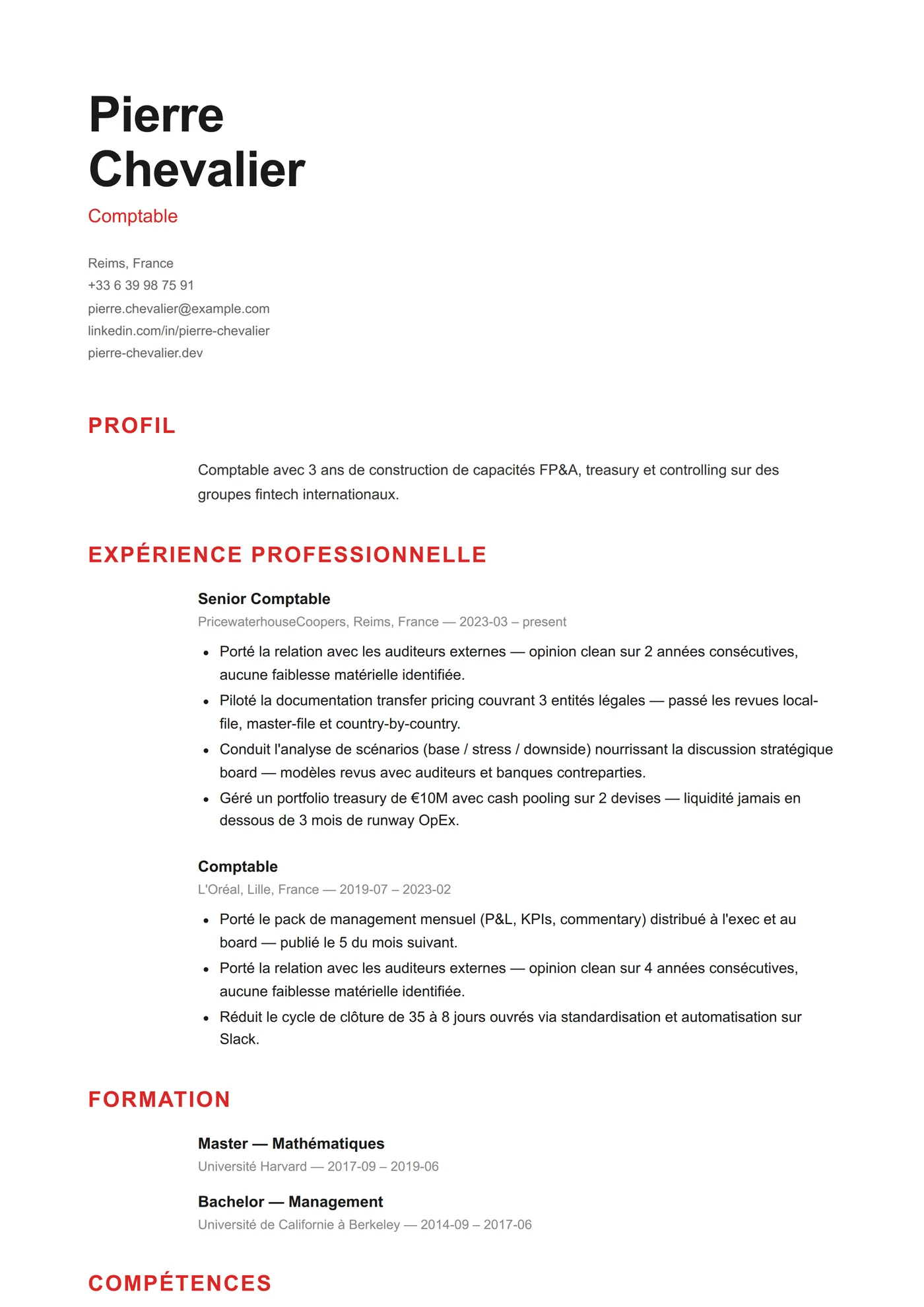 ATS Suisse — Senior