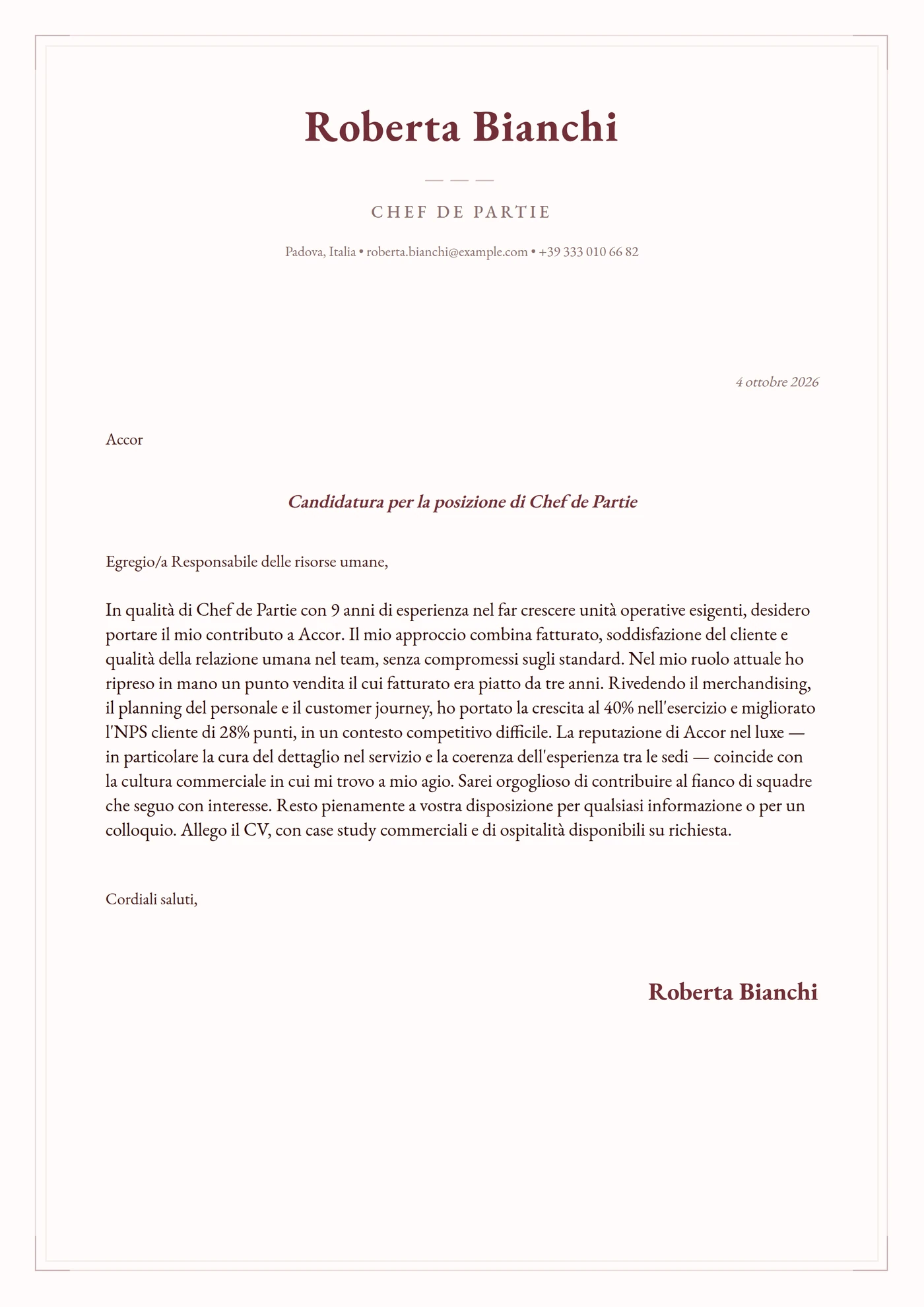 Velluto bordeaux — Senior