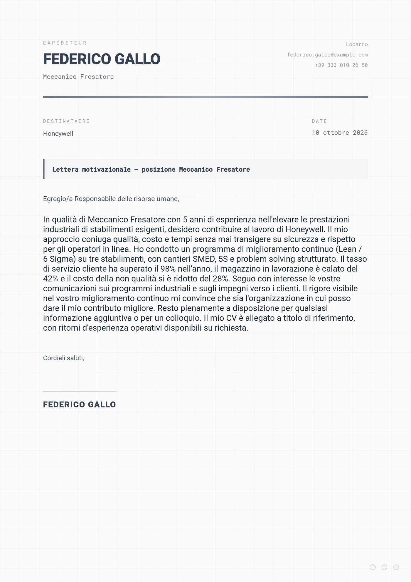 Acciaio Industriale — Intermedio