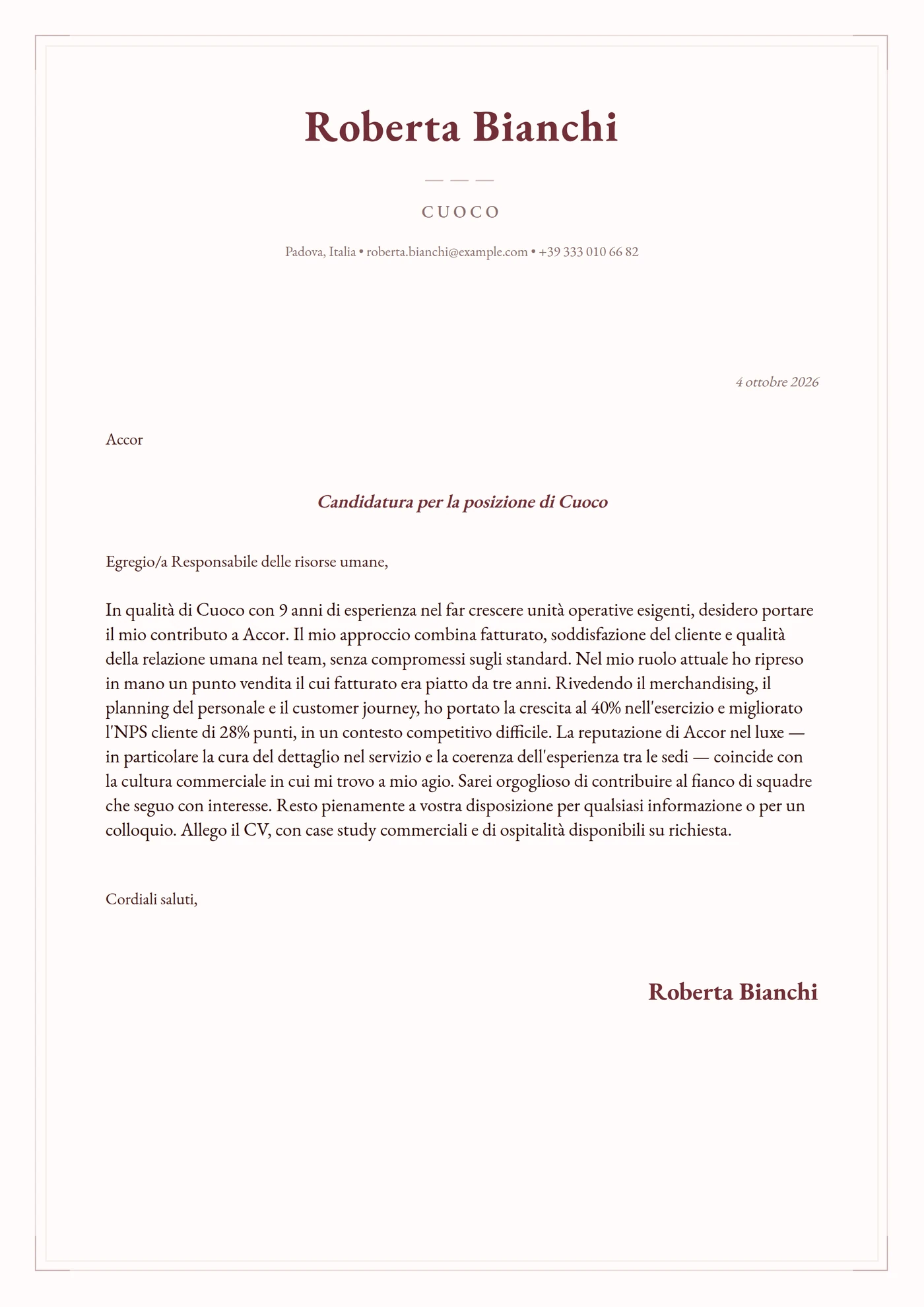 Velluto bordeaux — Senior