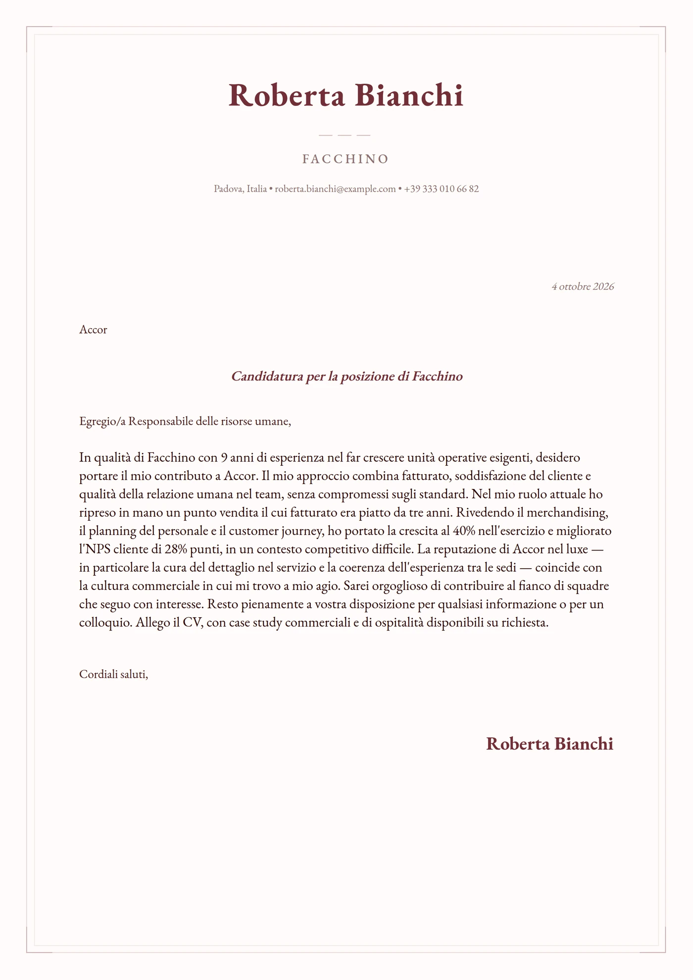Velluto bordeaux — Senior