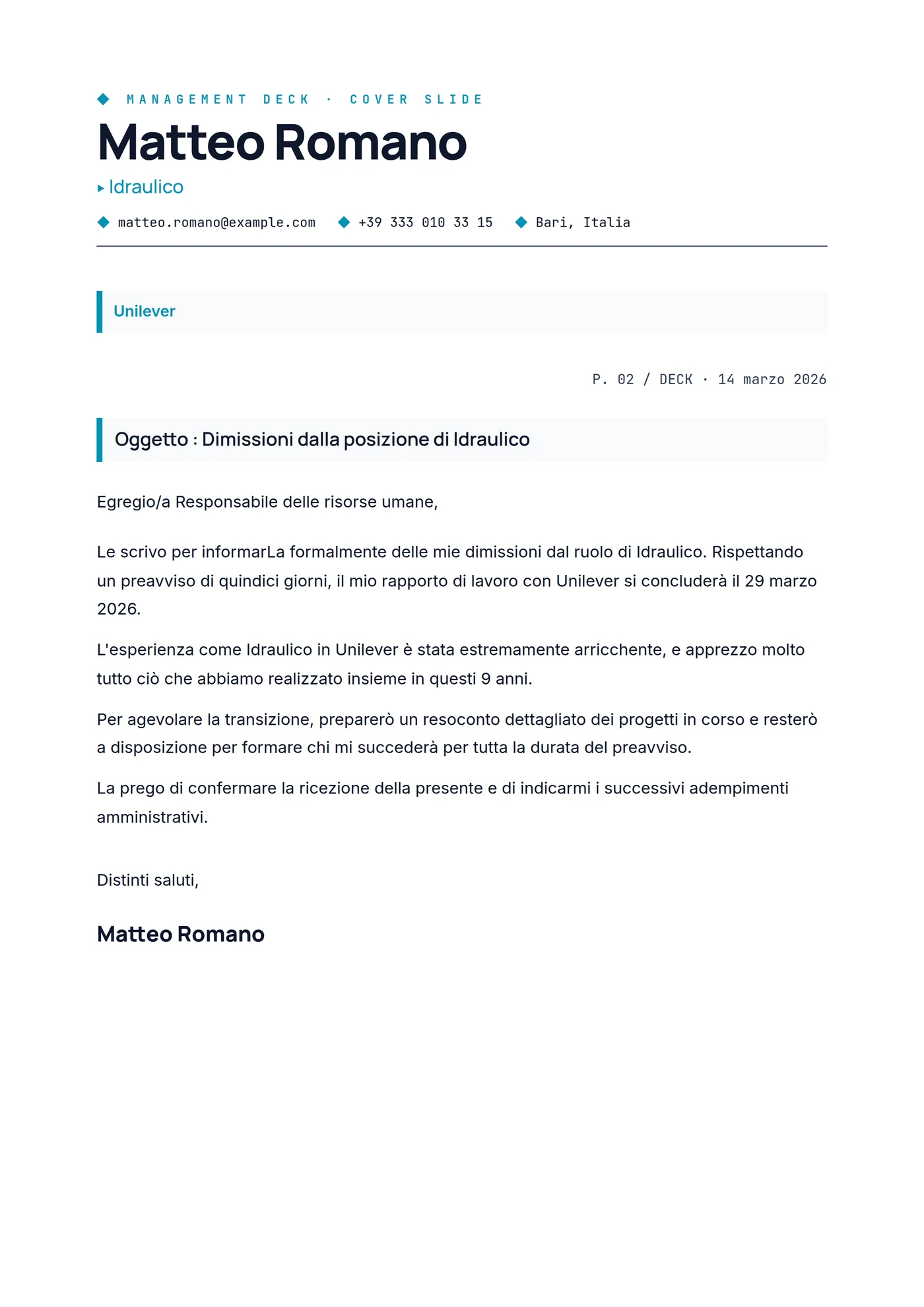 Management — Senior