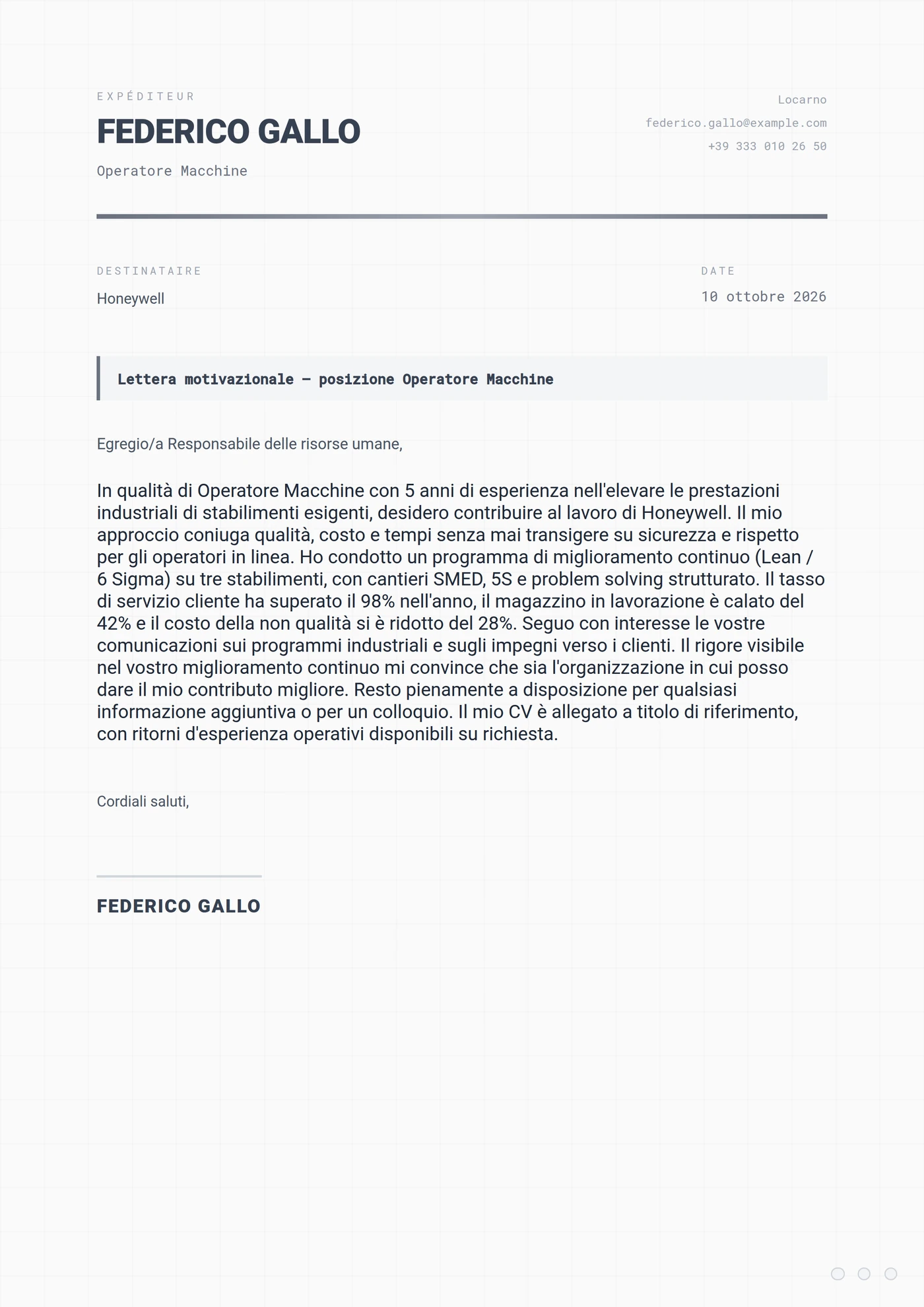 Acciaio Industriale — Junior