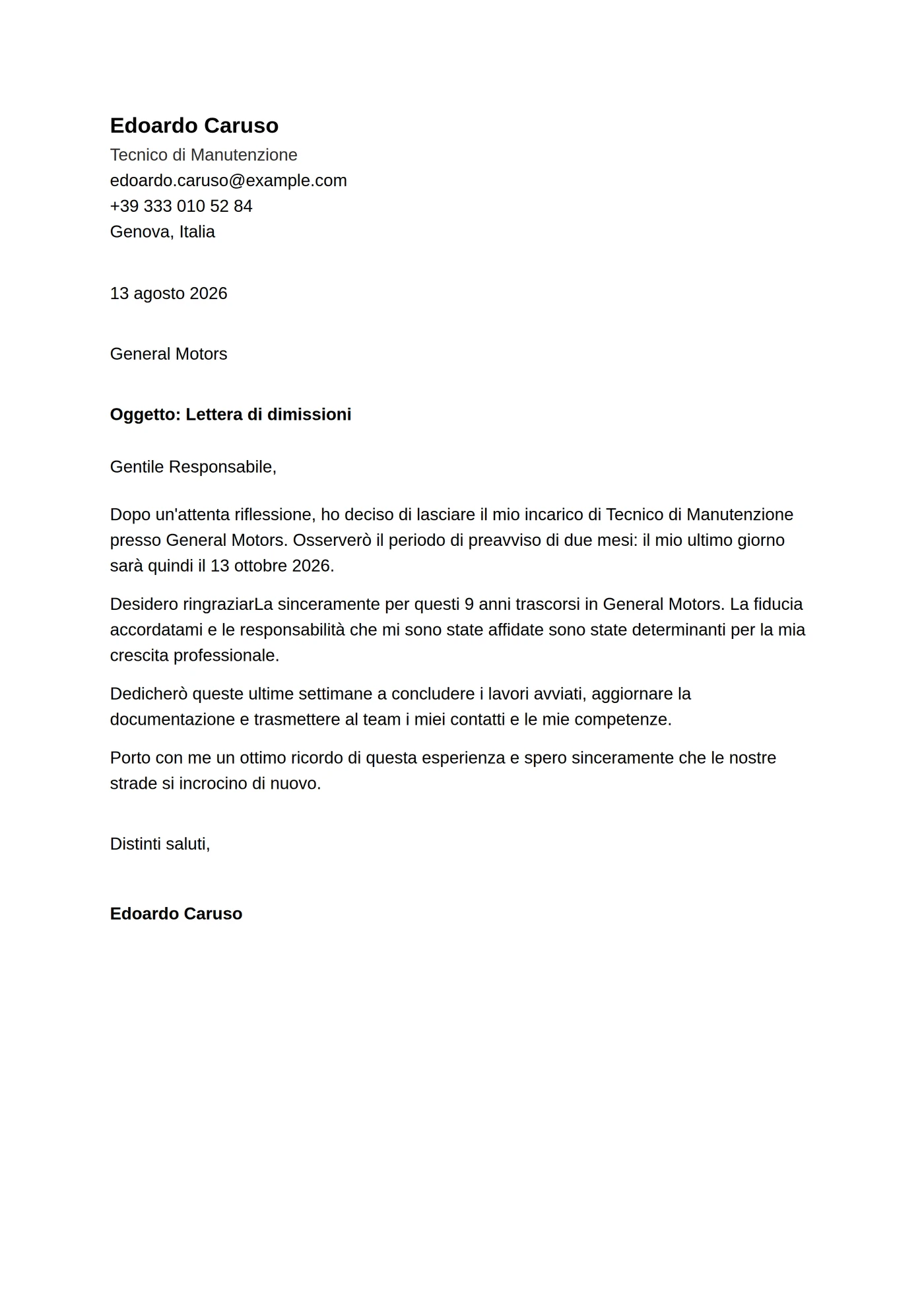 ATS pulita — Junior
