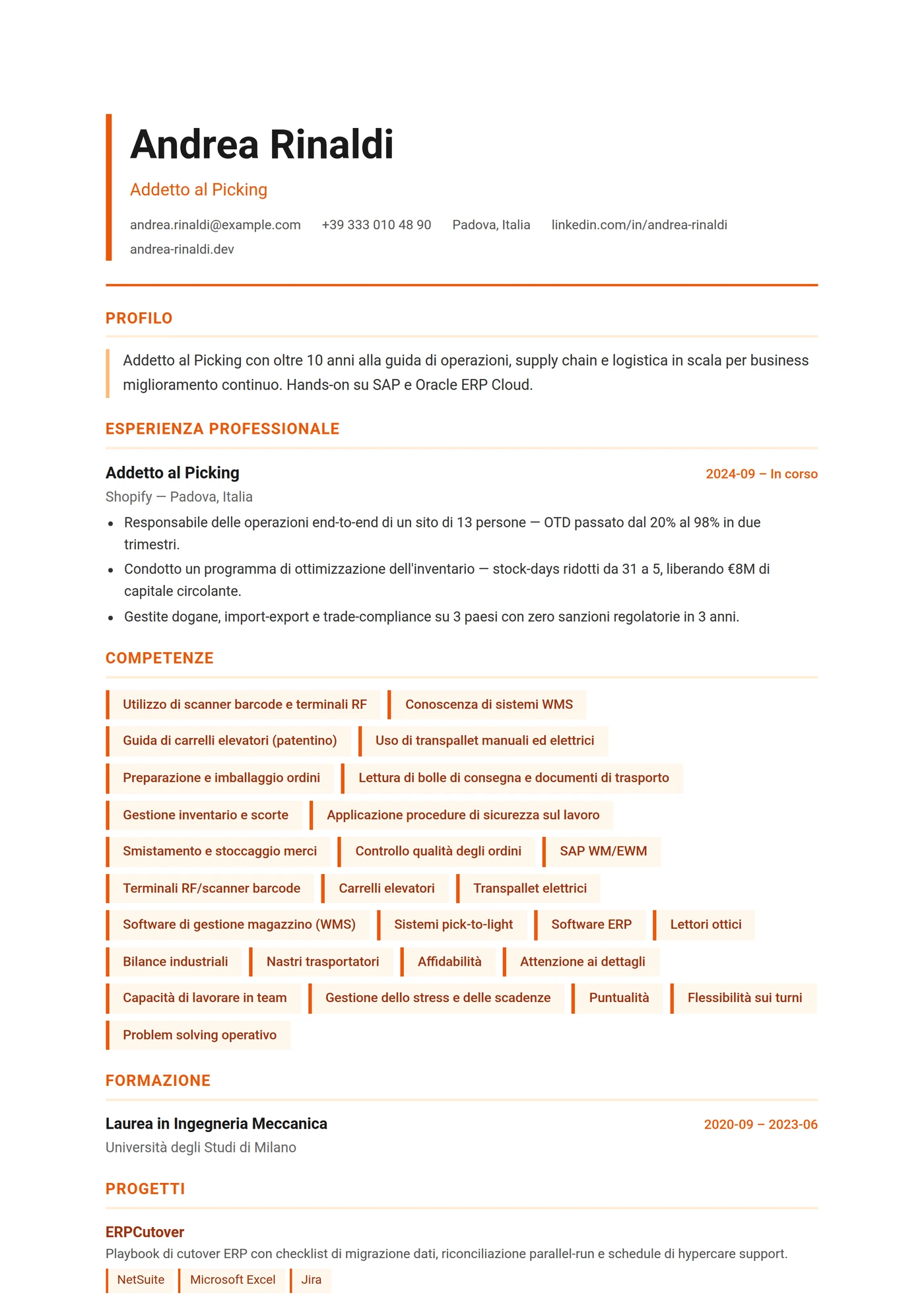 ATS Logistica — Junior