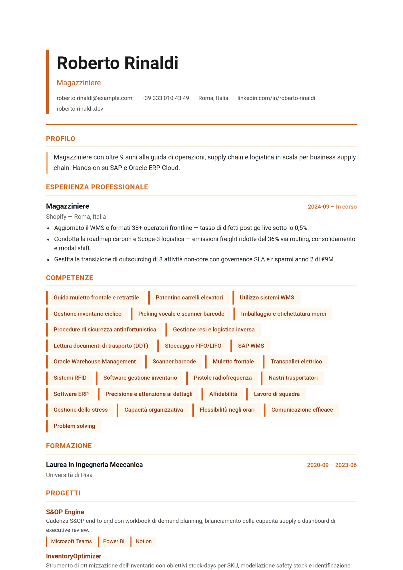 ATS Logistica — Junior
