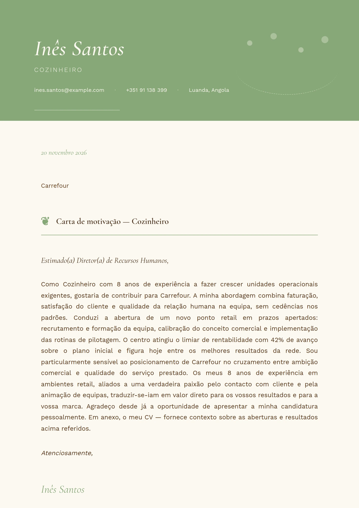 Jardim de Salva — Intermédio