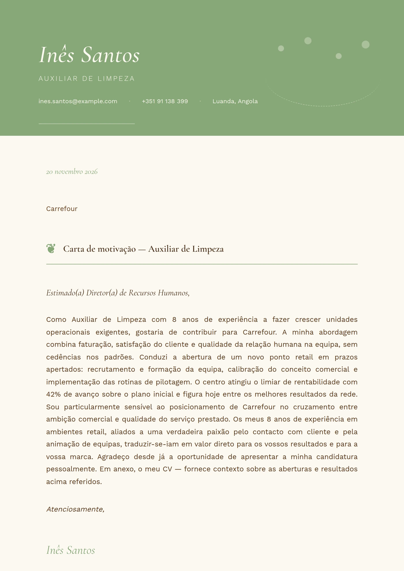 Jardim de Salva — Intermédio