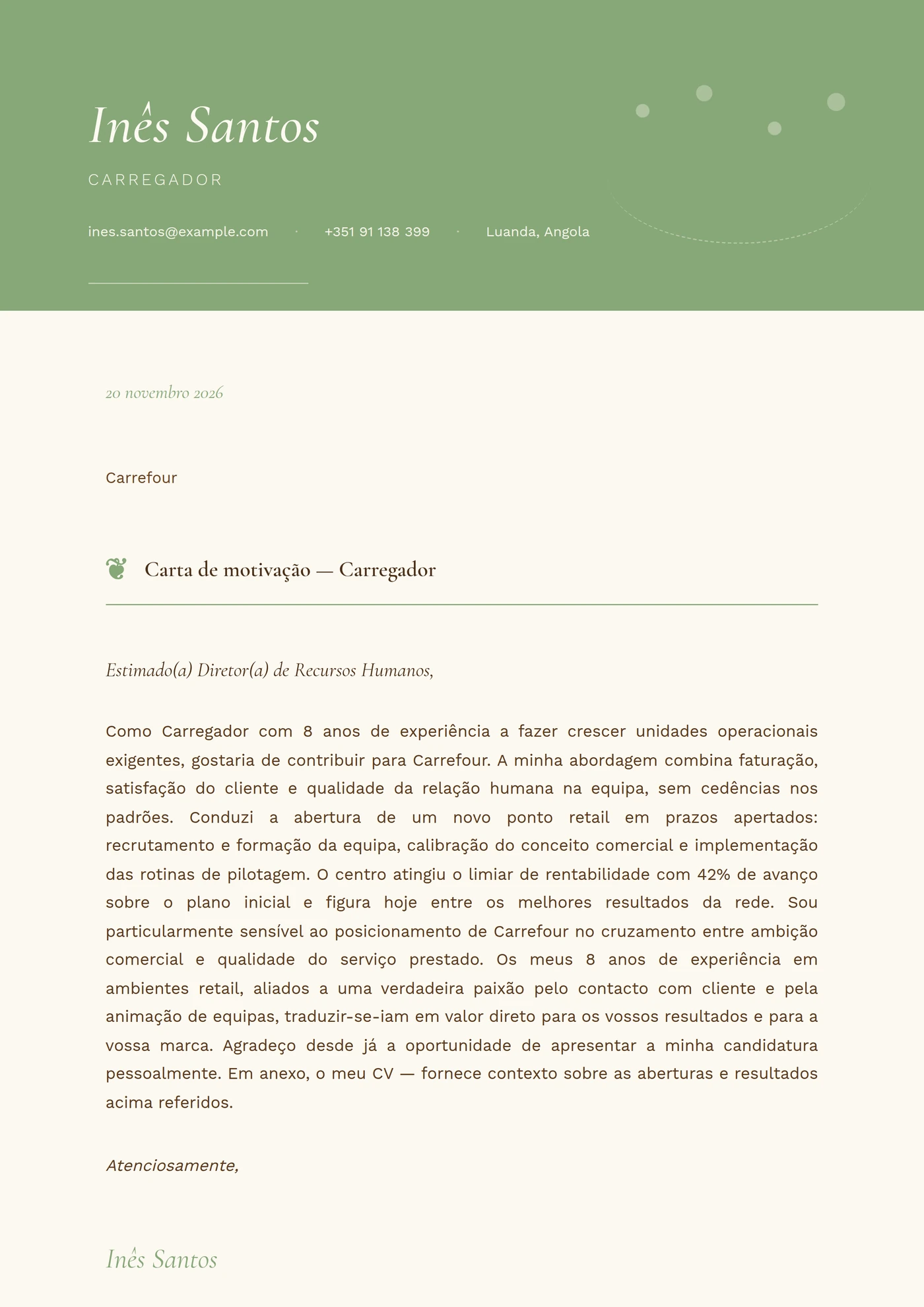 Jardim de Salva — Intermédio