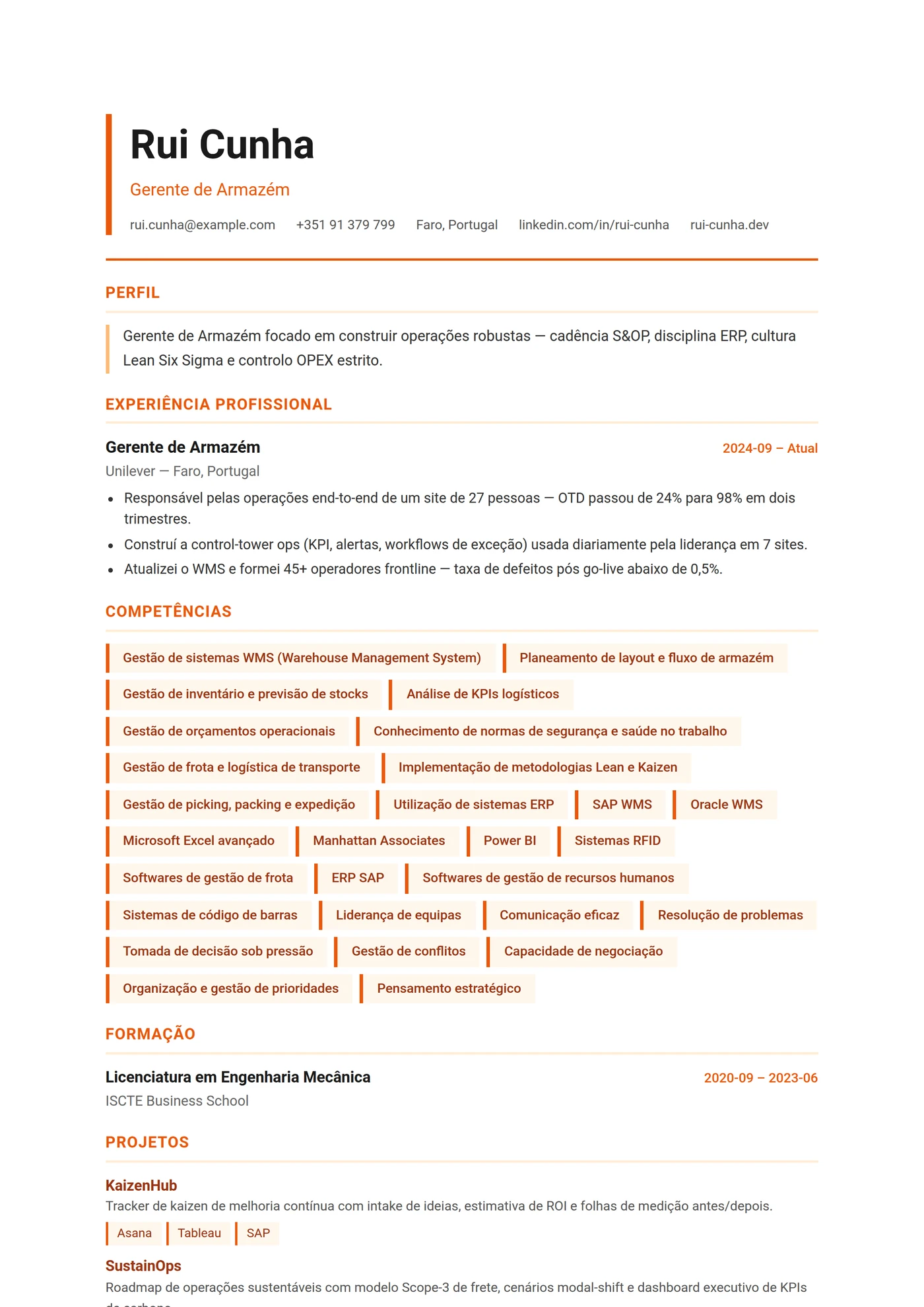 ATS Logística — Júnior