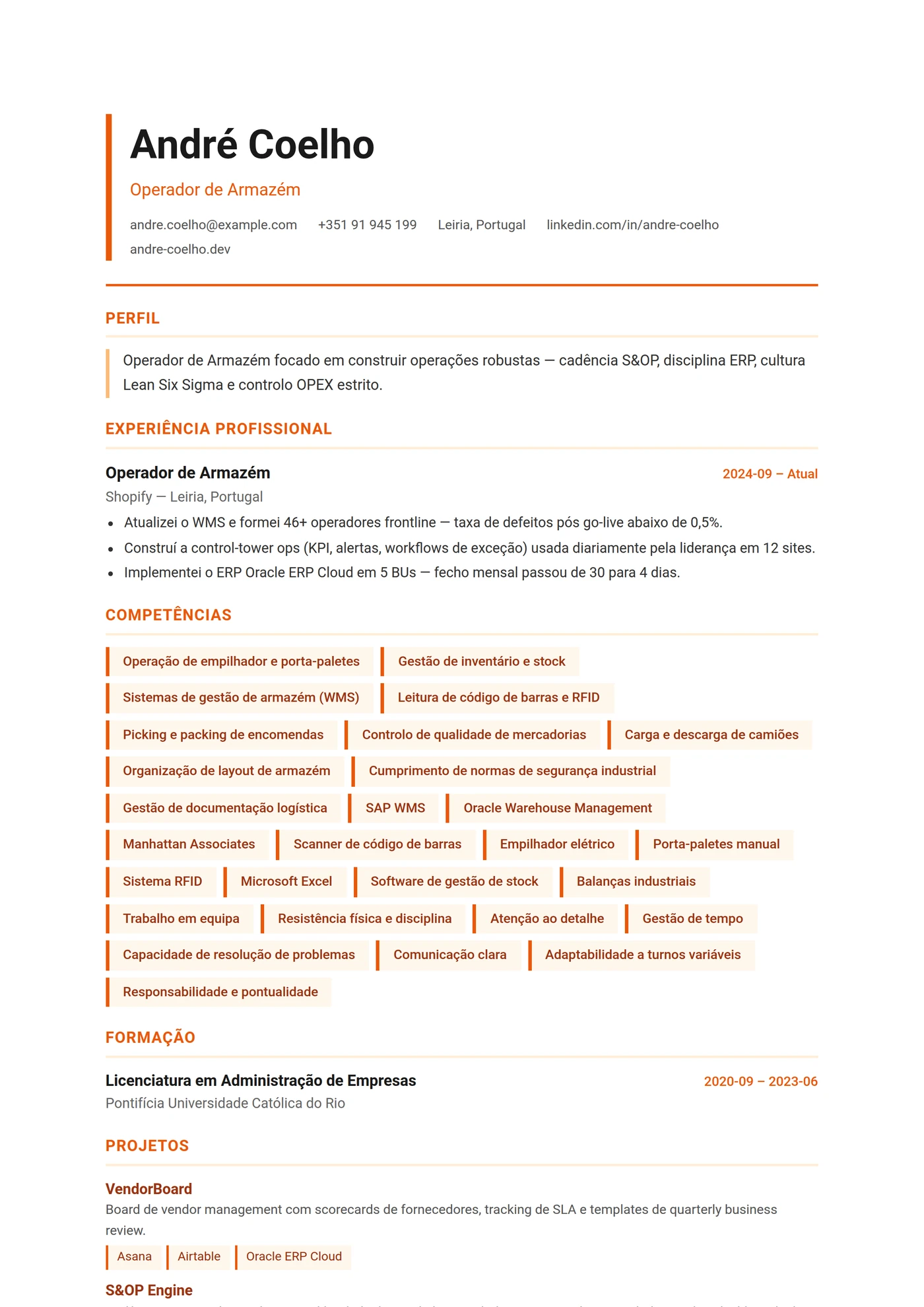 ATS Logística — Júnior