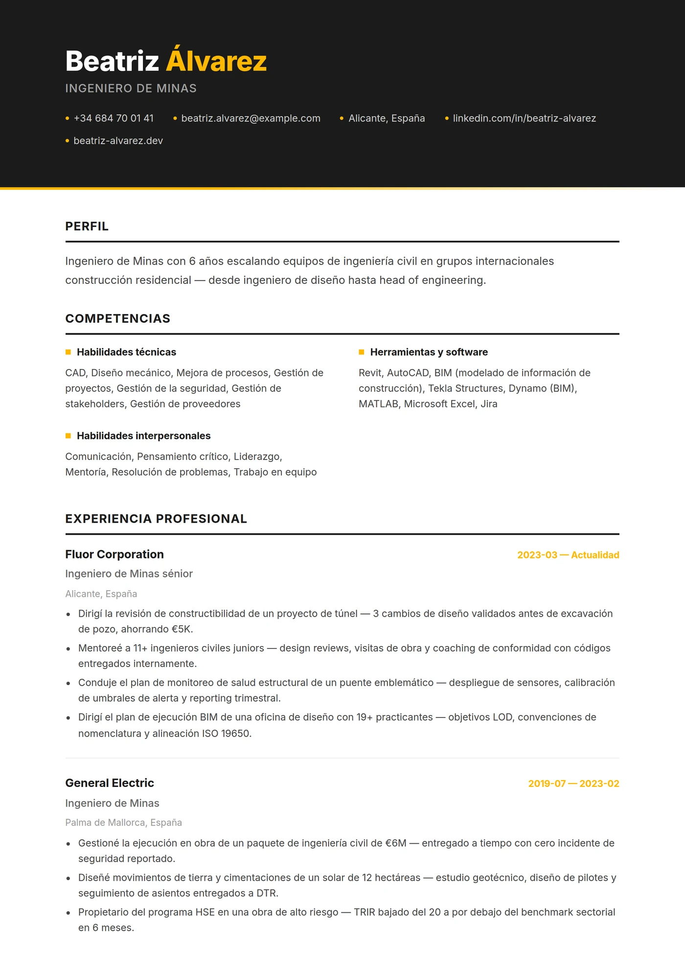 Australia — Plantillas de CV