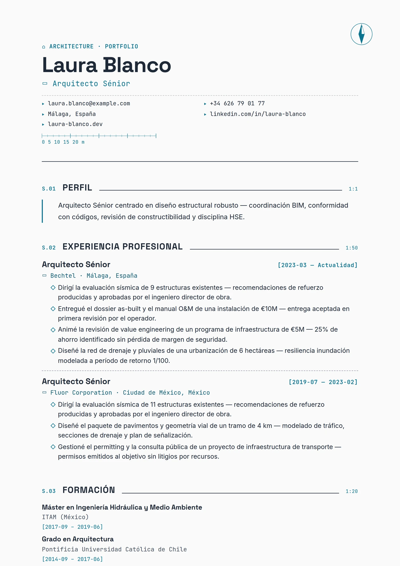 Industria — Arquitectura — Plantillas de CV