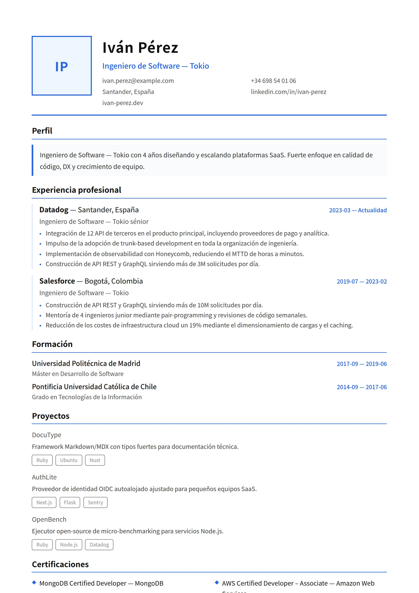 Japón Moderno — Plantillas de CV